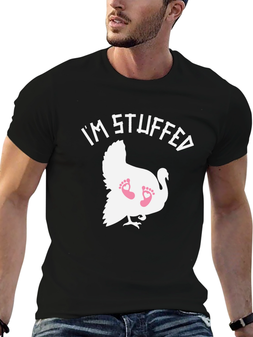 Im Stuffed Turkey Baby Feet T-Shirt