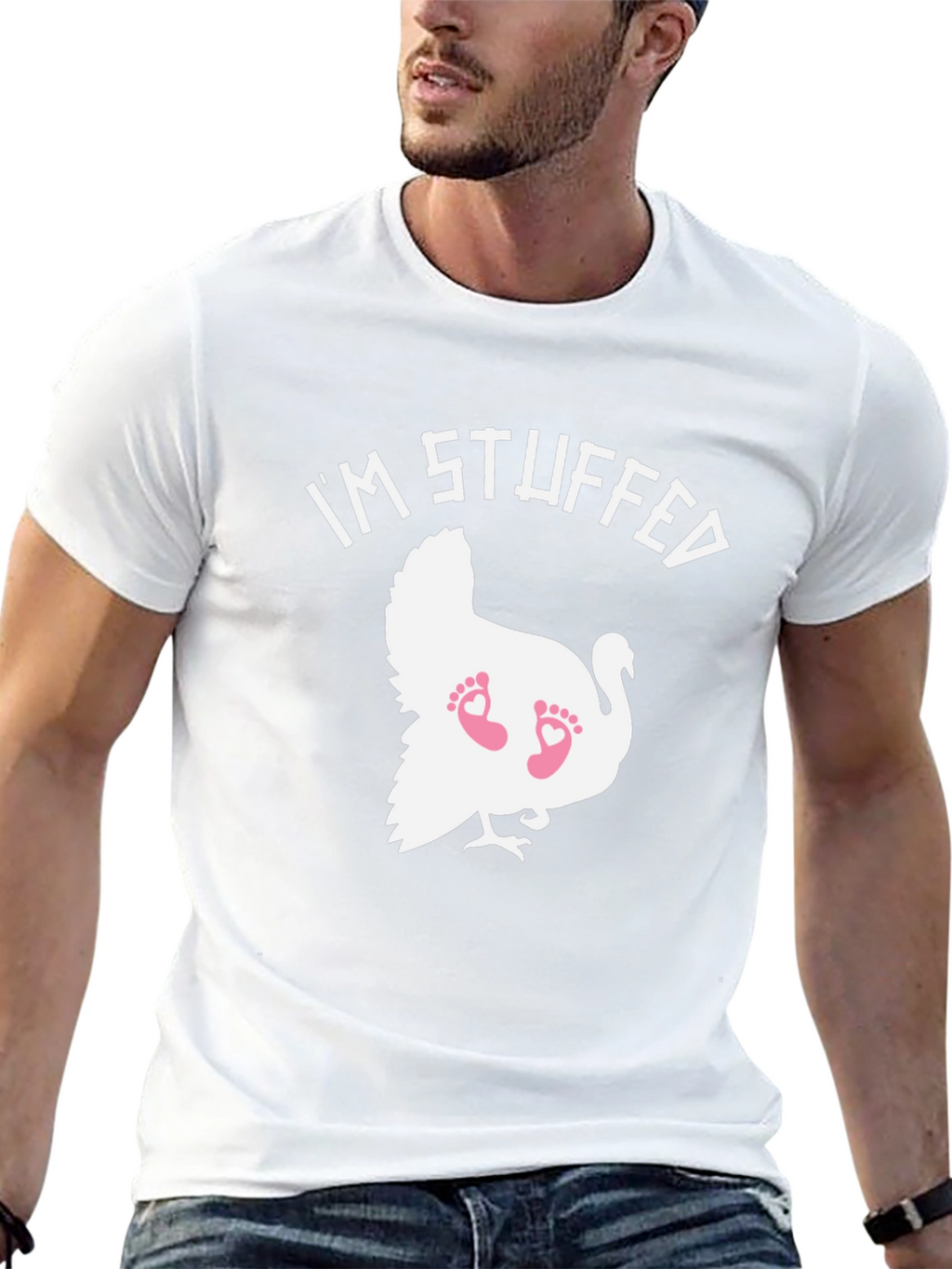 Im Stuffed Turkey Baby Feet T-Shirt