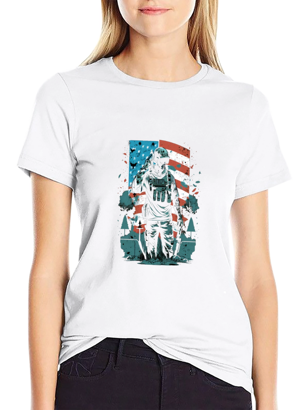 American Soldier Graphic Tee