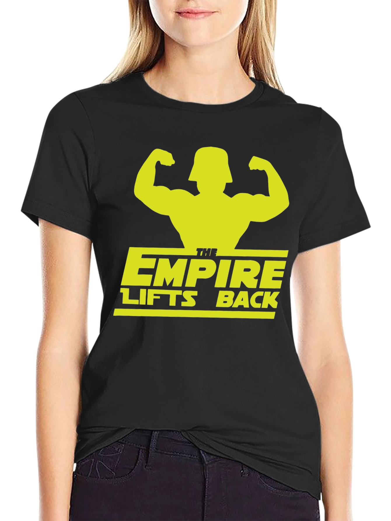The Empire Lifts Back Black T-Shirt