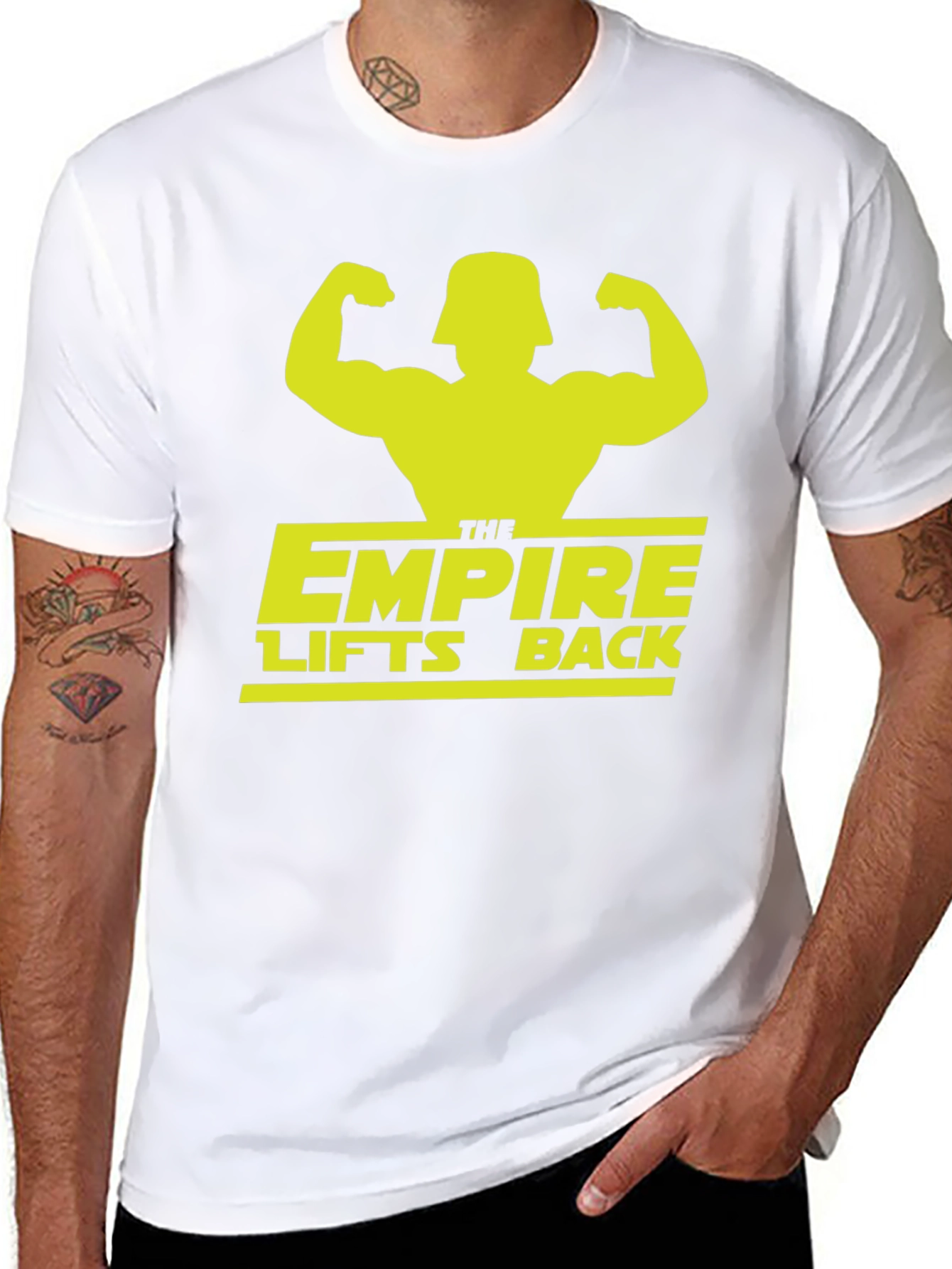 The Empire Lifts Back Black T-Shirt