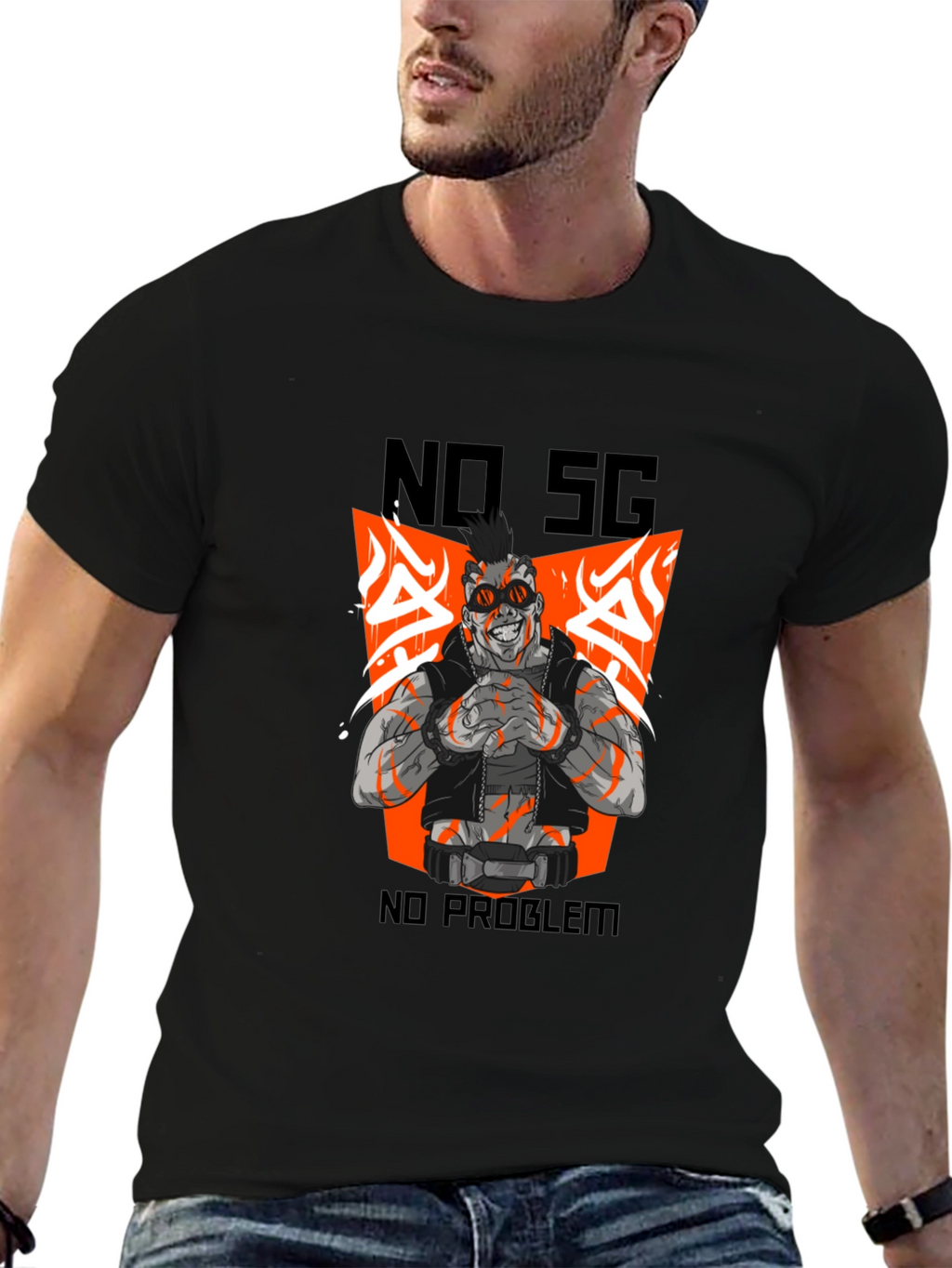Edgy Graphic Tee - No SG No Problem