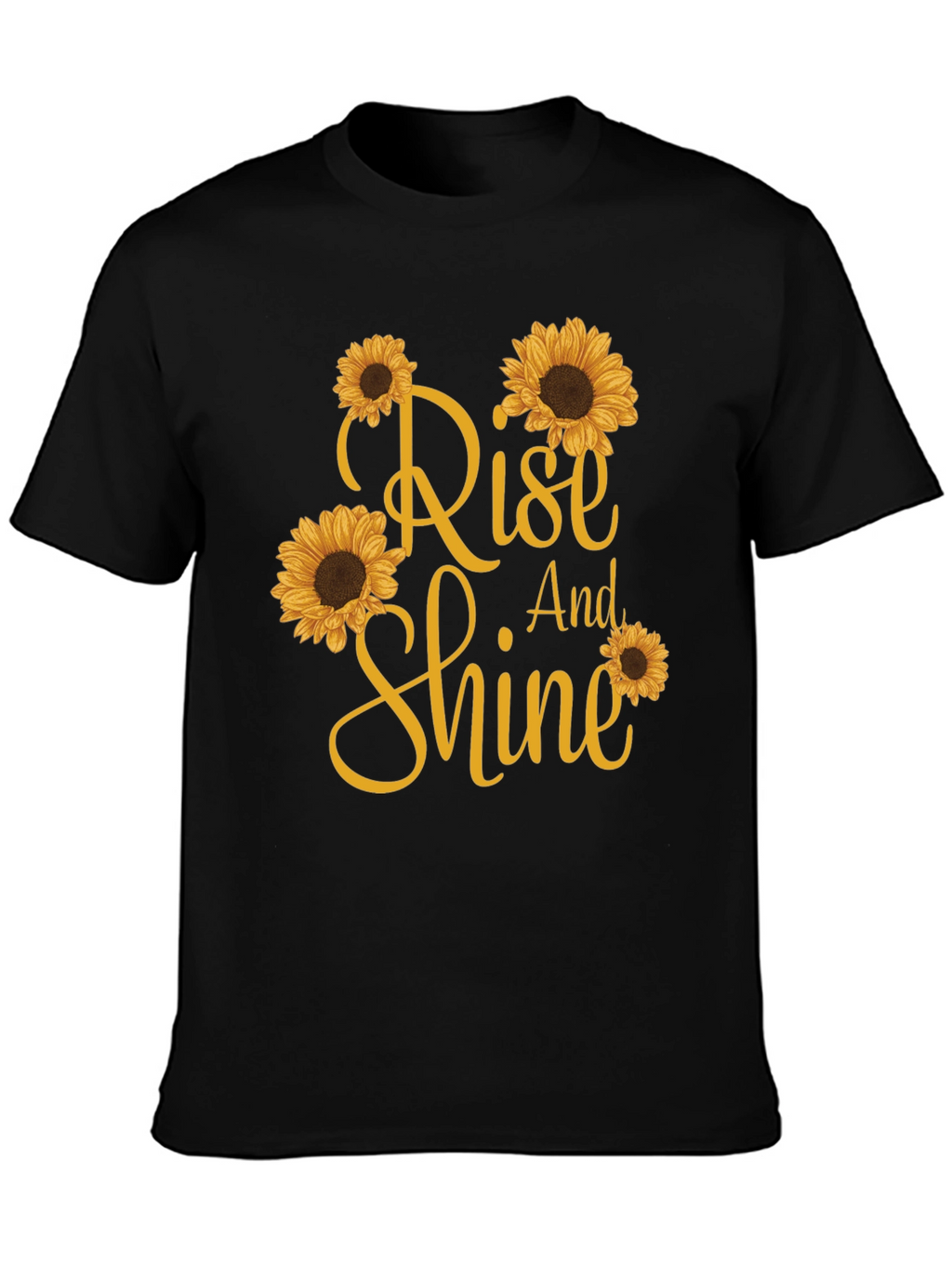 Rise and Shine Sunflower Graphic T-Shirt