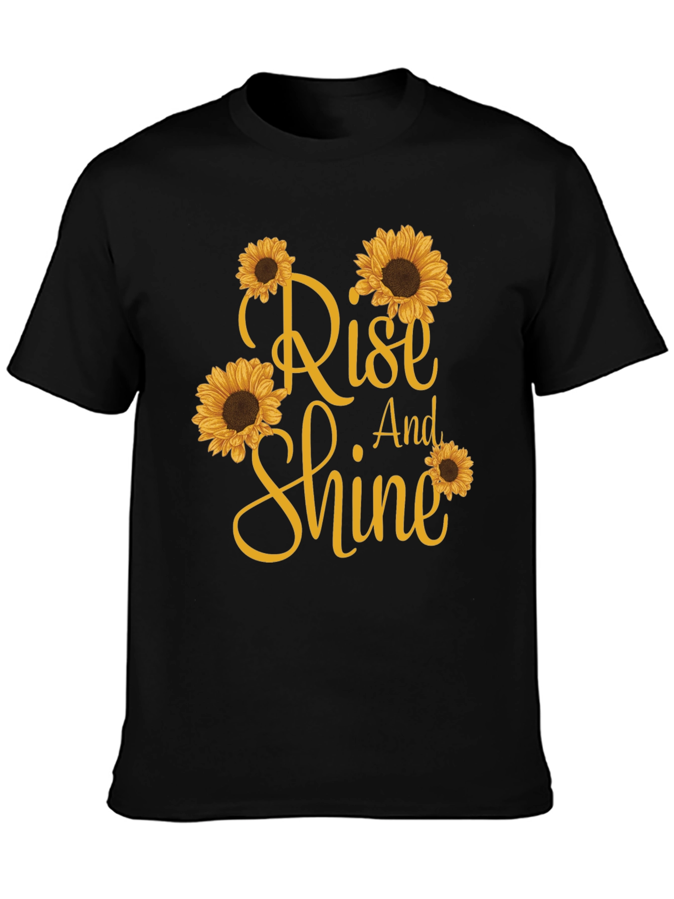 Rise and Shine Sunflower Graphic T-Shirt