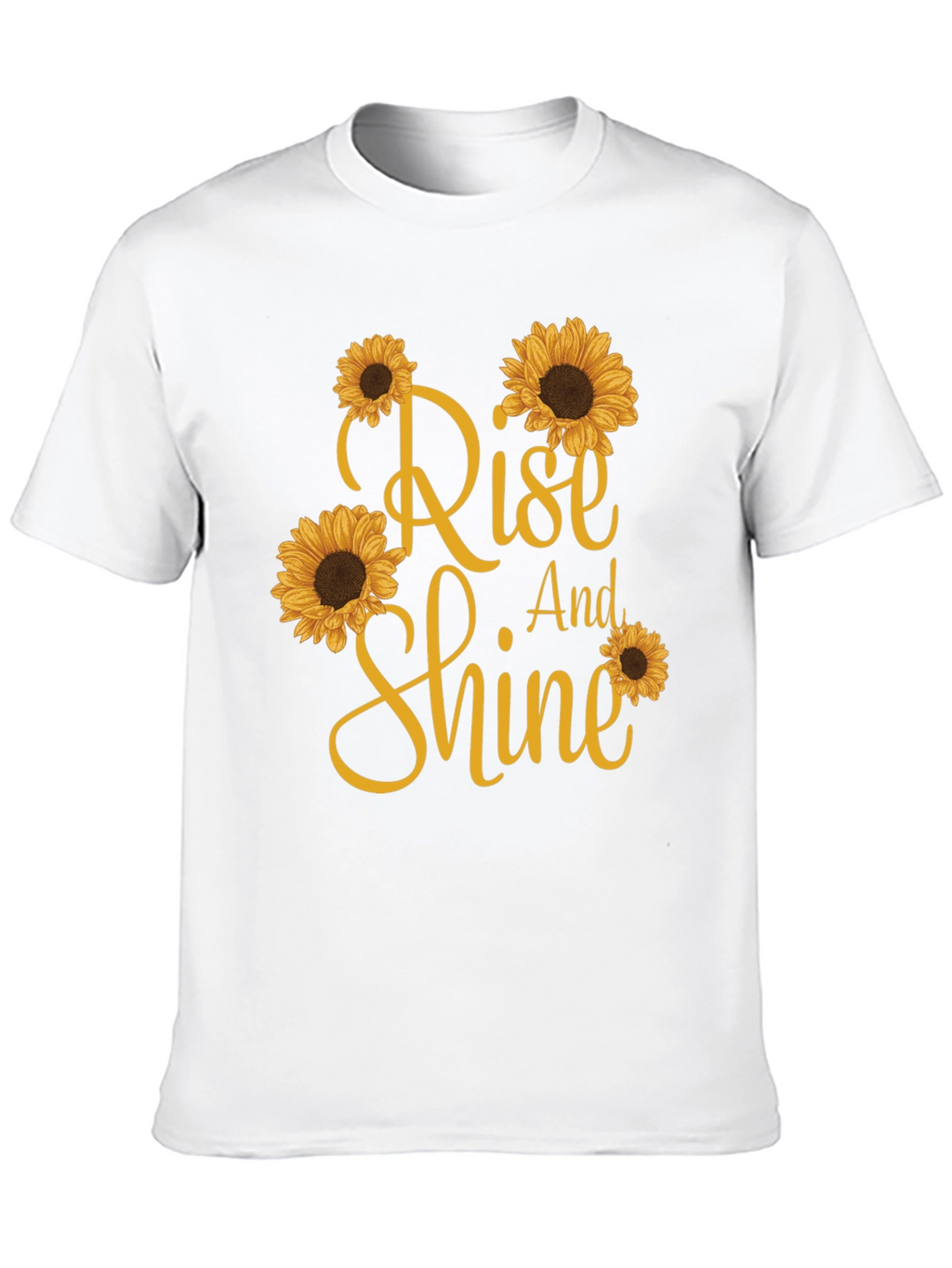 Rise and Shine Sunflower Graphic T-Shirt