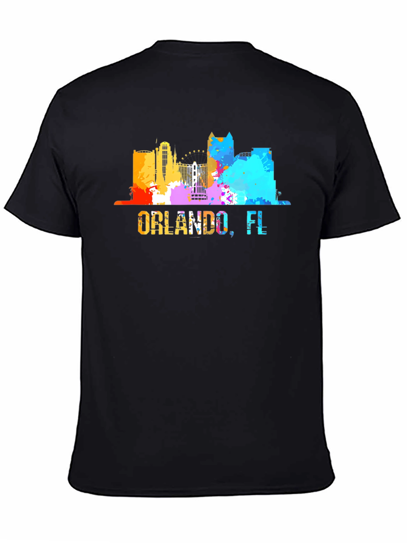 Orlando FL Skyline Graphic T-Shirt