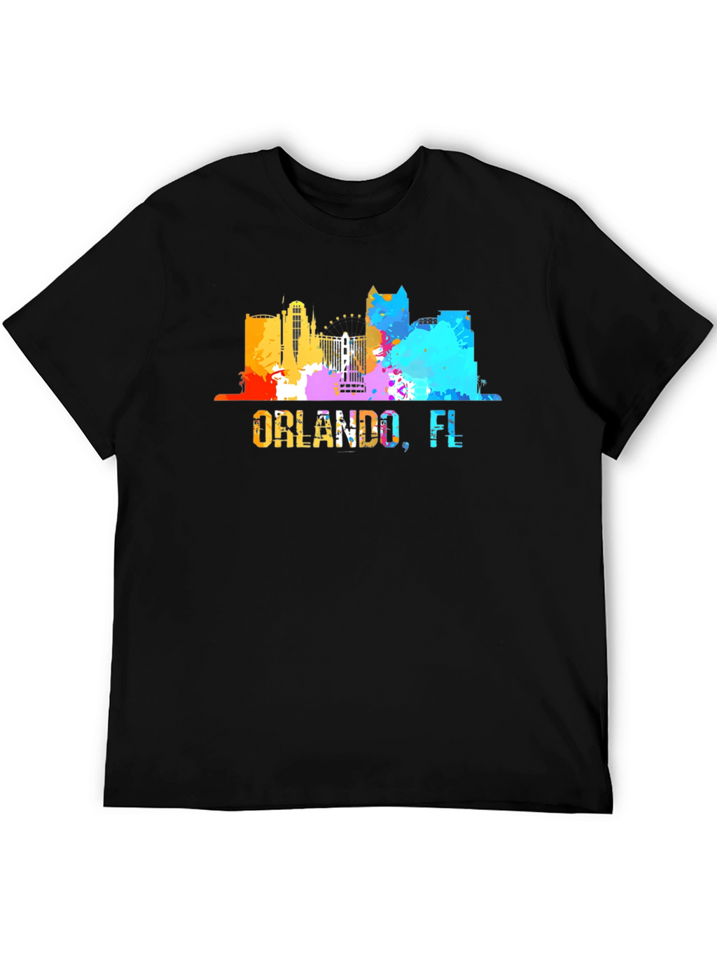 Orlando FL Skyline Graphic T-Shirt