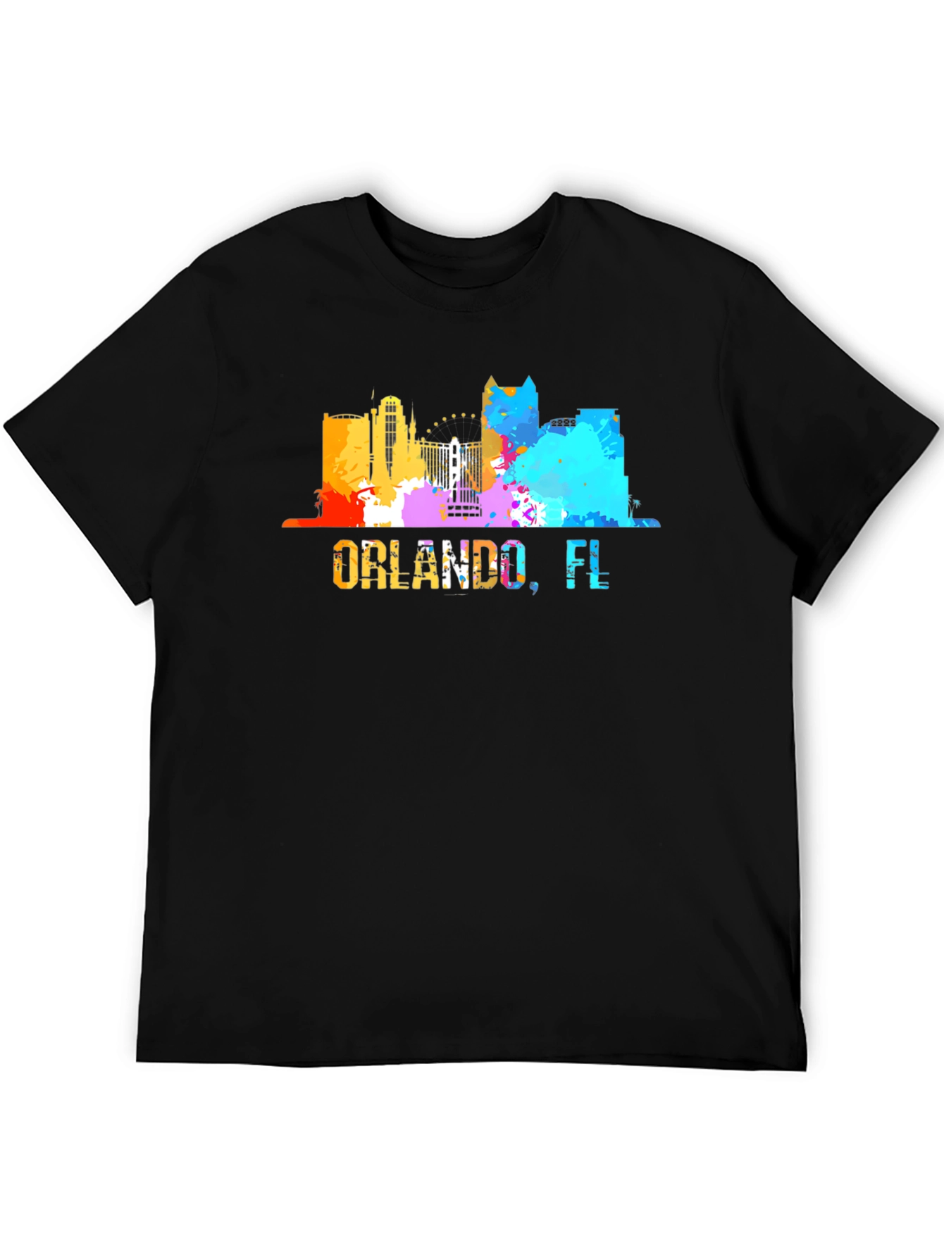 Orlando FL Skyline Graphic T-Shirt