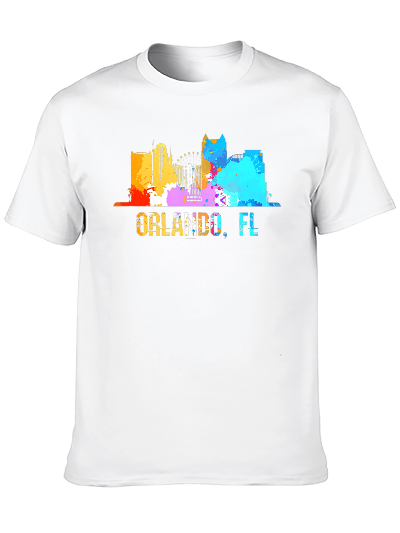 Orlando FL Skyline Graphic T-Shirt