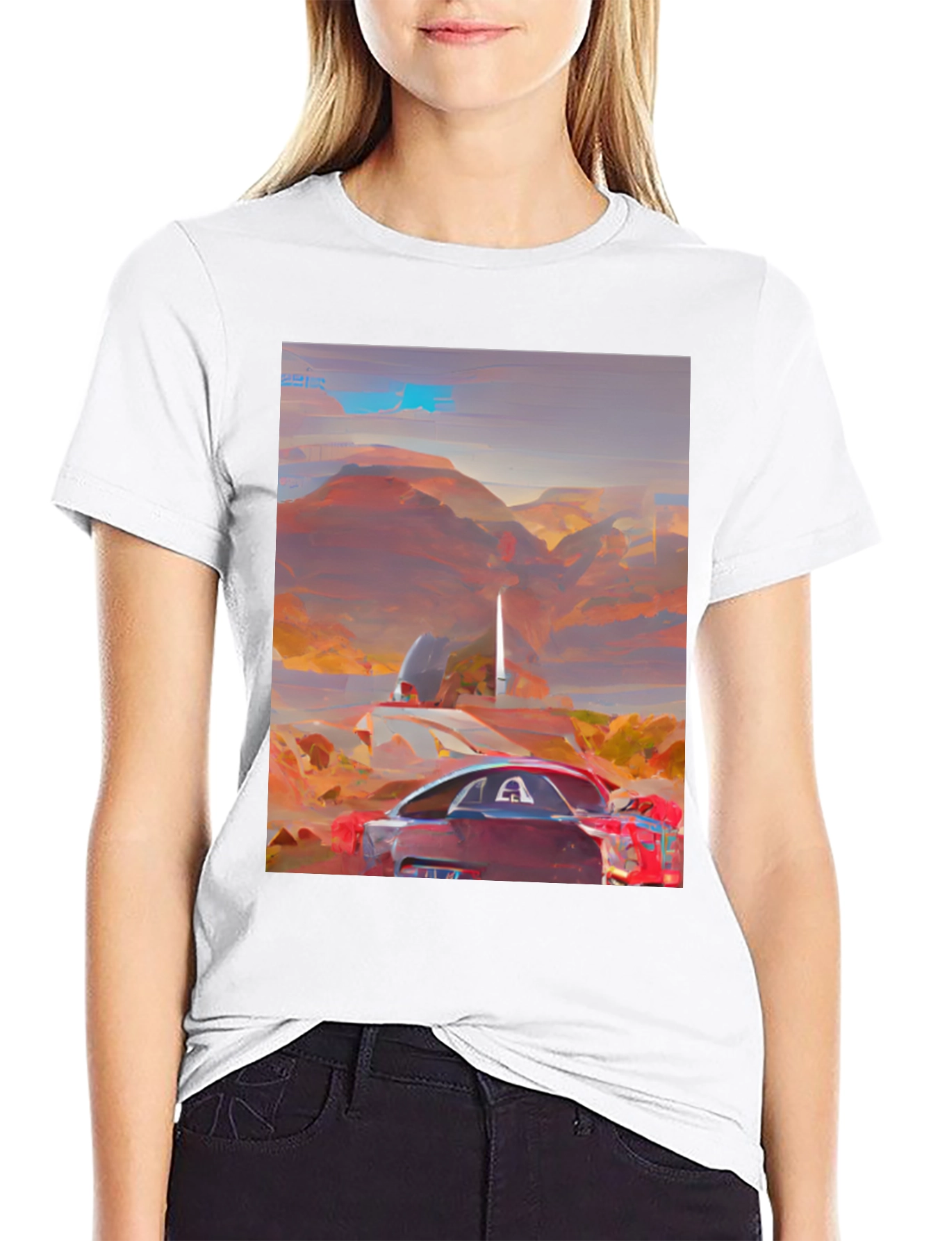 Desert Road Trip Graphic Tee