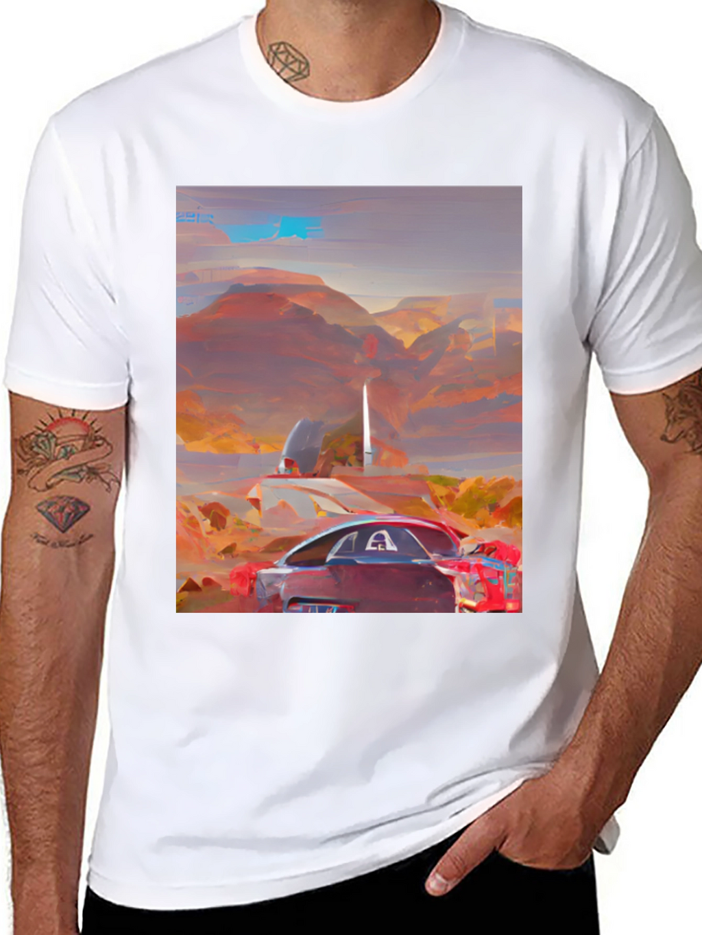 Desert Road Trip Graphic Tee