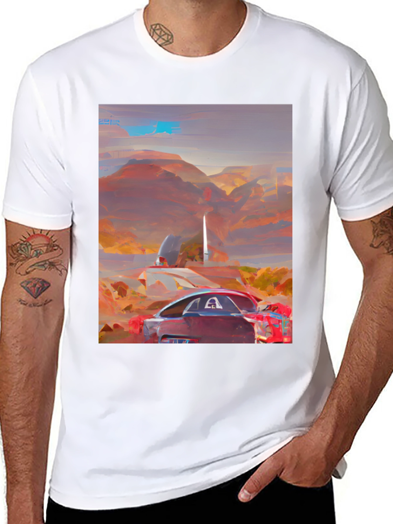 Desert Road Trip Graphic Tee