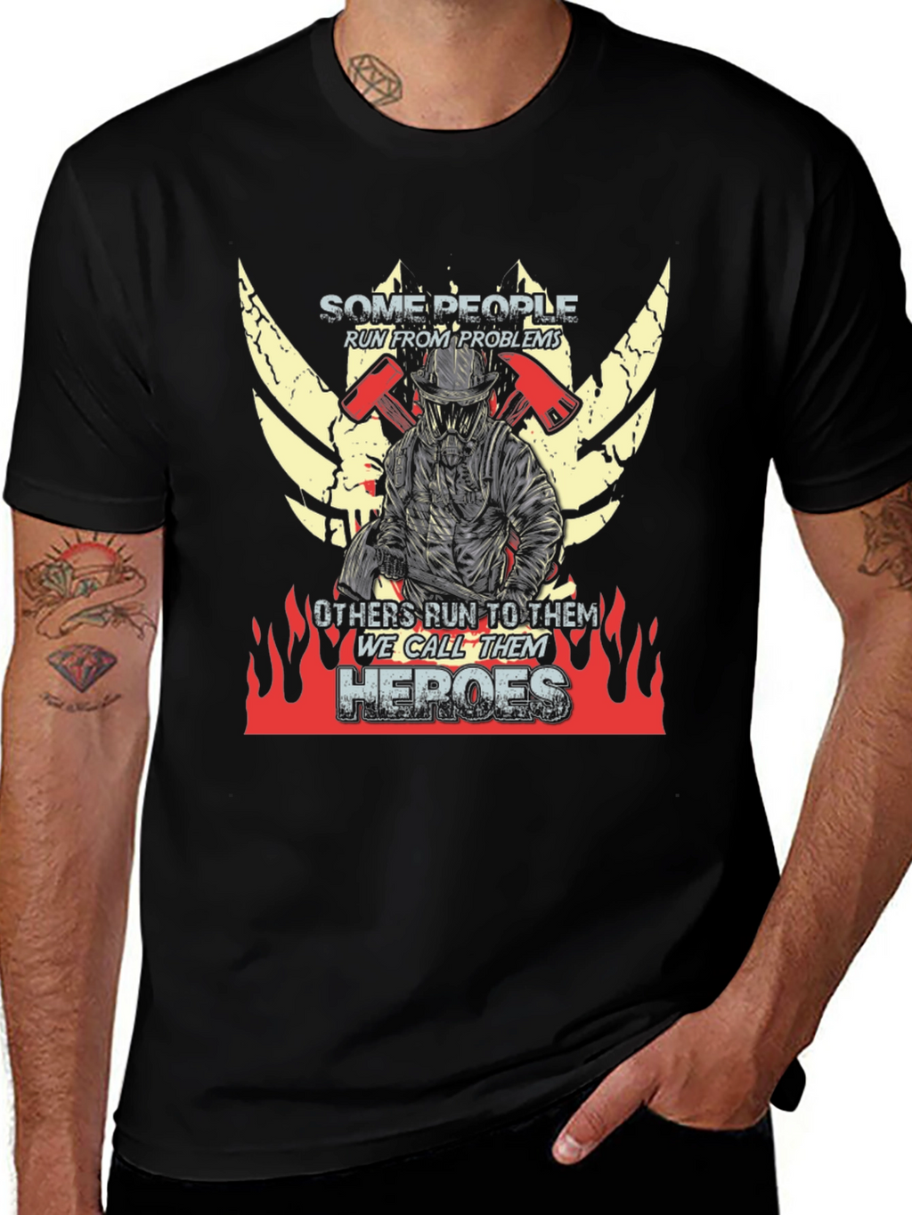 Hero Firefighter T-Shirt