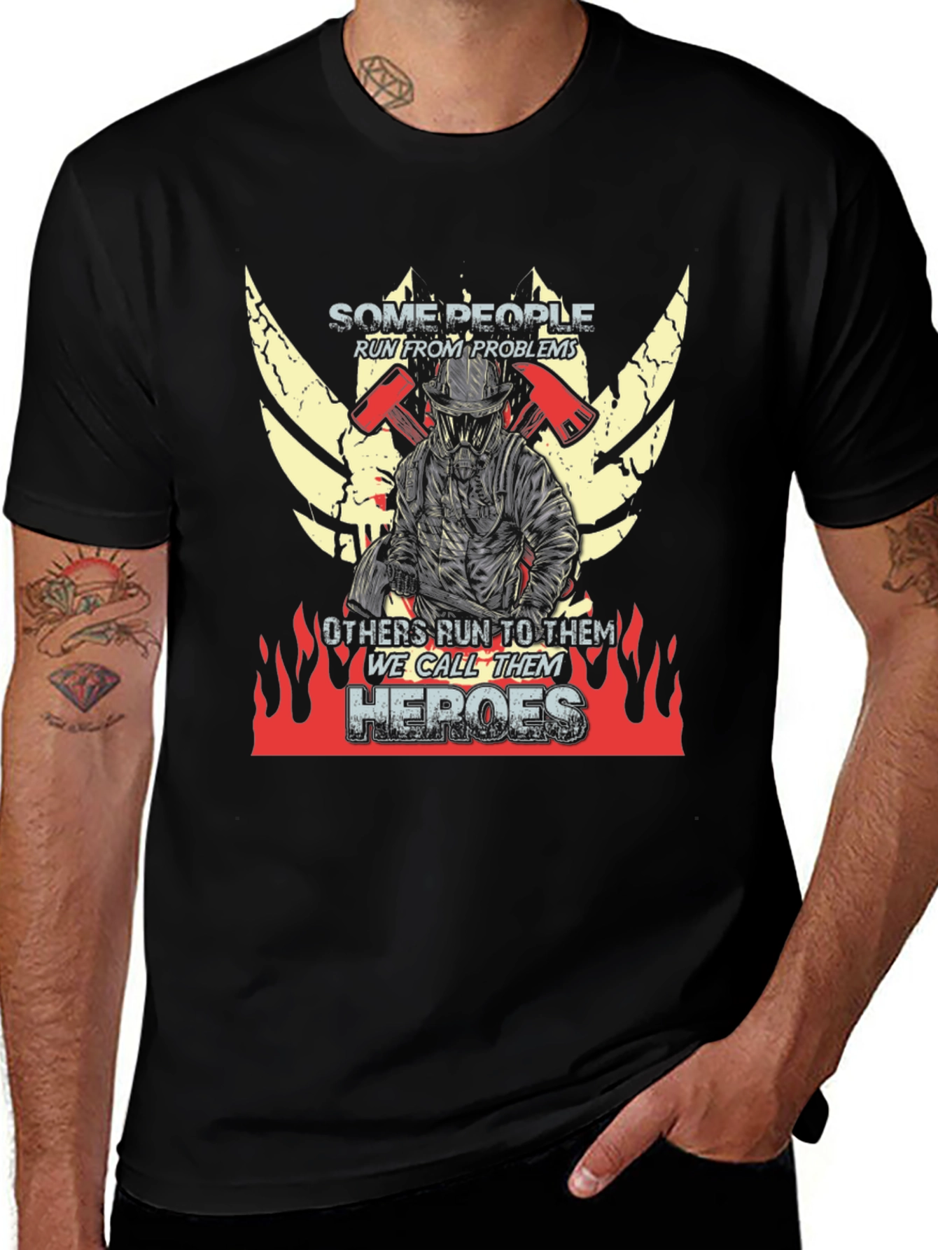 Hero Firefighter T-Shirt