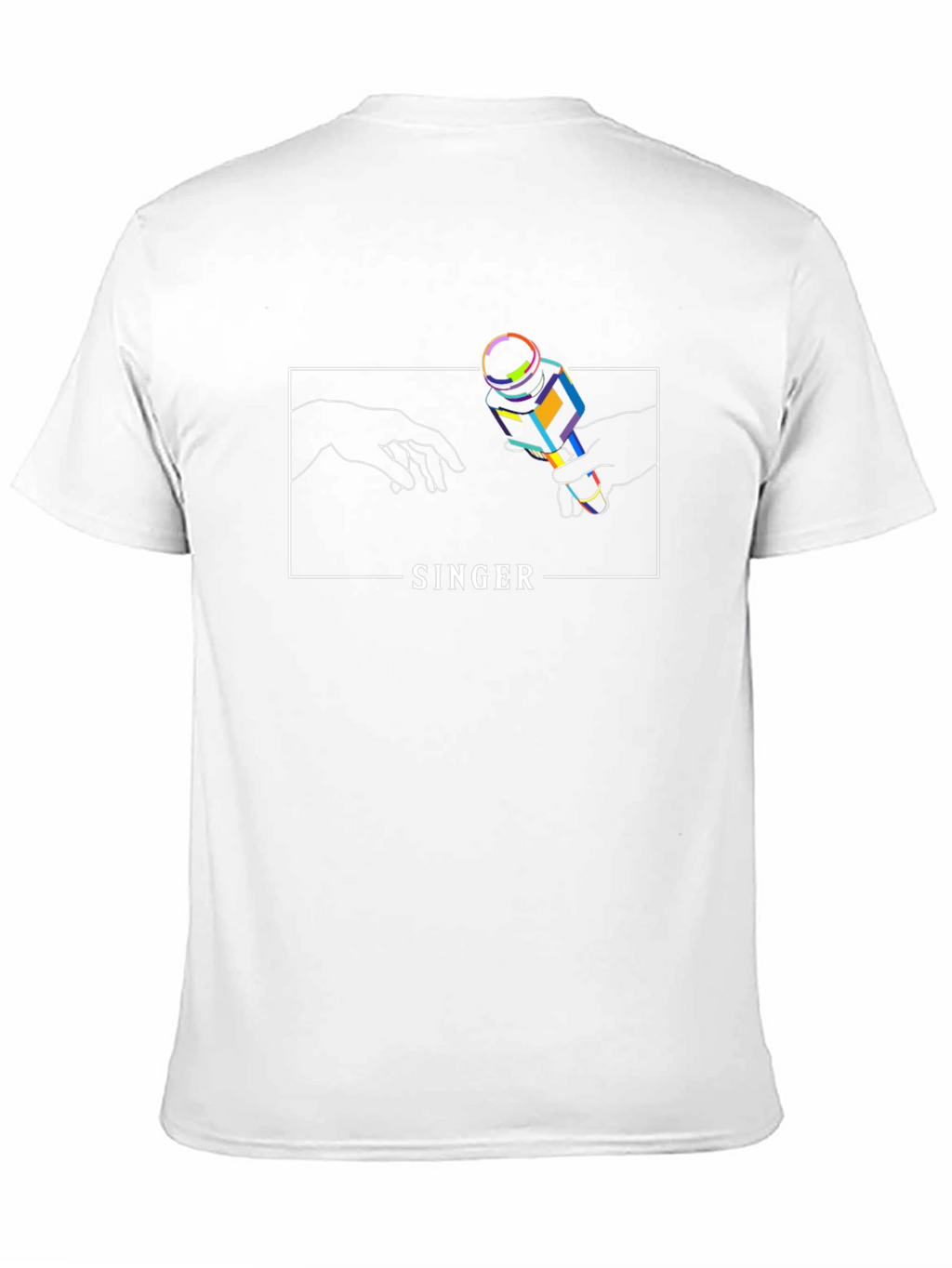 Singer Microphone Graphic Tee - Black T-Shirt