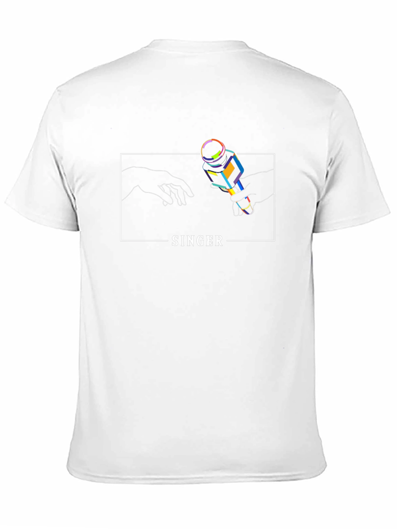 Singer Microphone Graphic Tee - Black T-Shirt