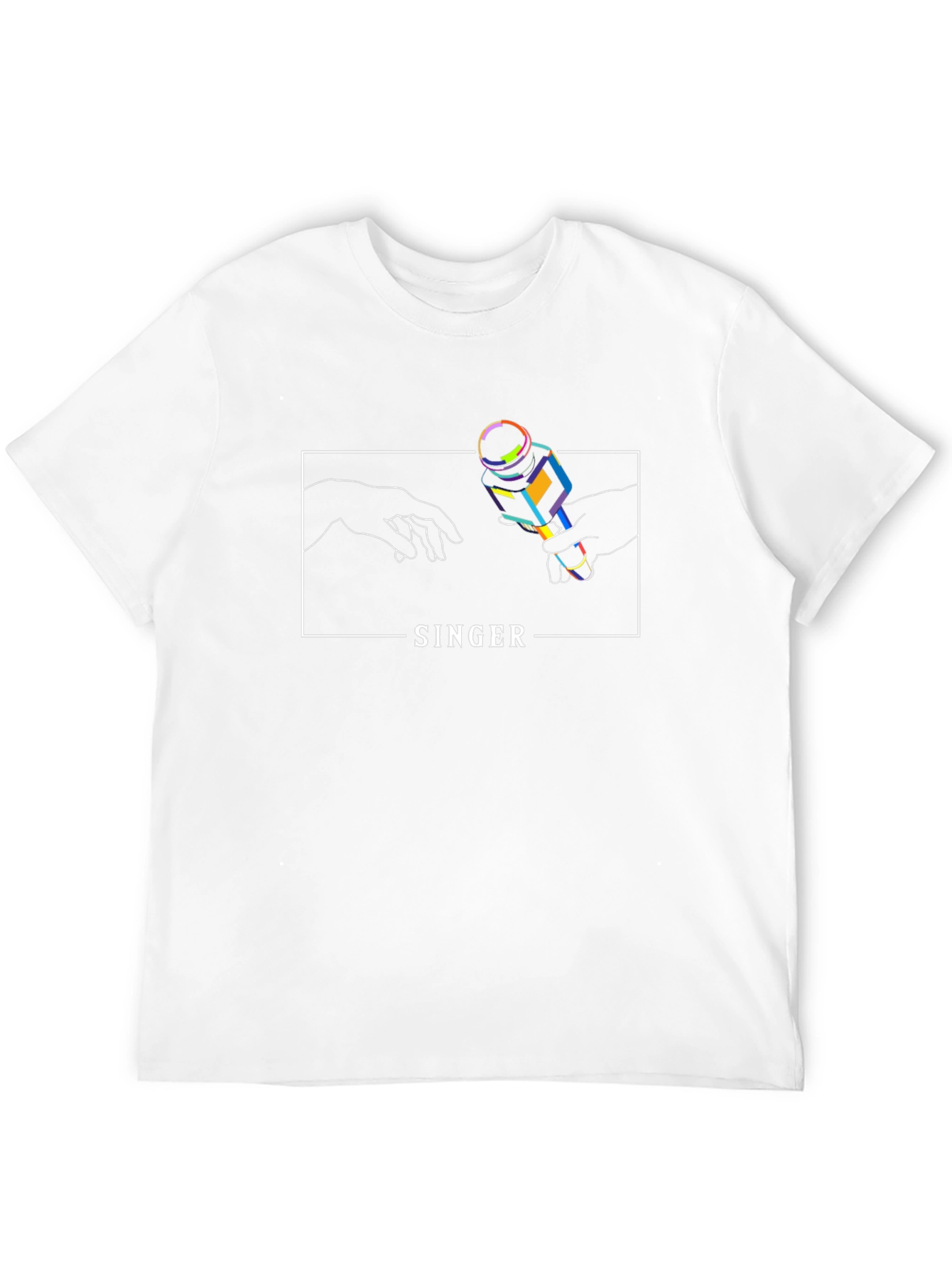 Singer Microphone Graphic Tee - Black T-Shirt
