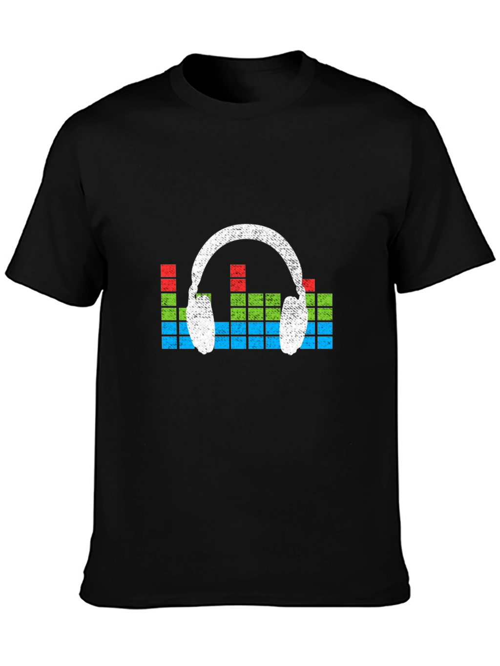 Retro Headphones Graphic T-Shirt - Music Lover Tee