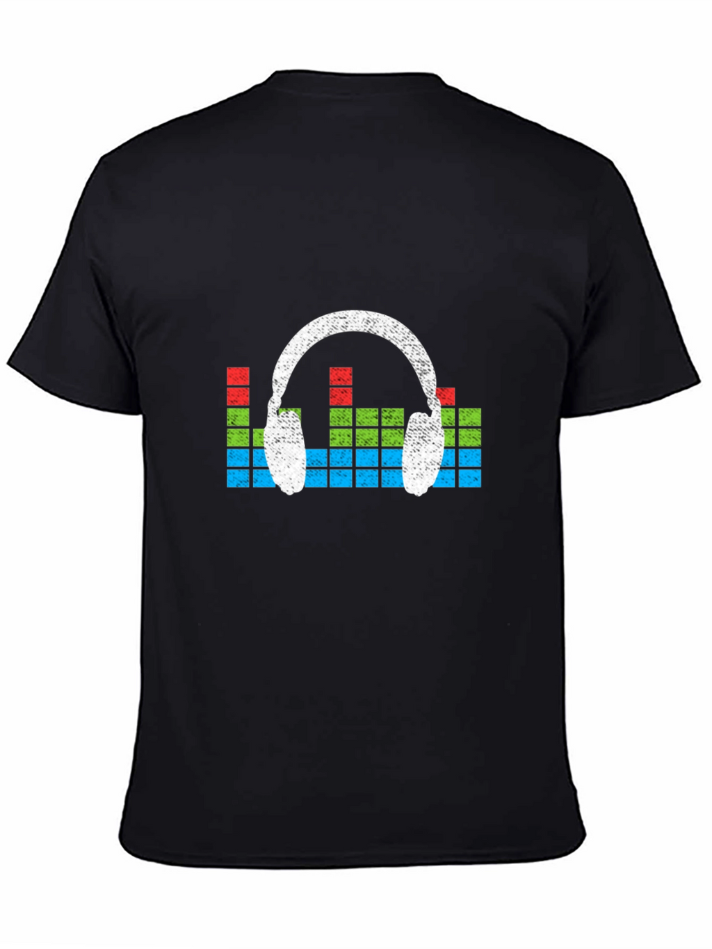 Retro Headphones Graphic T-Shirt - Music Lover Tee