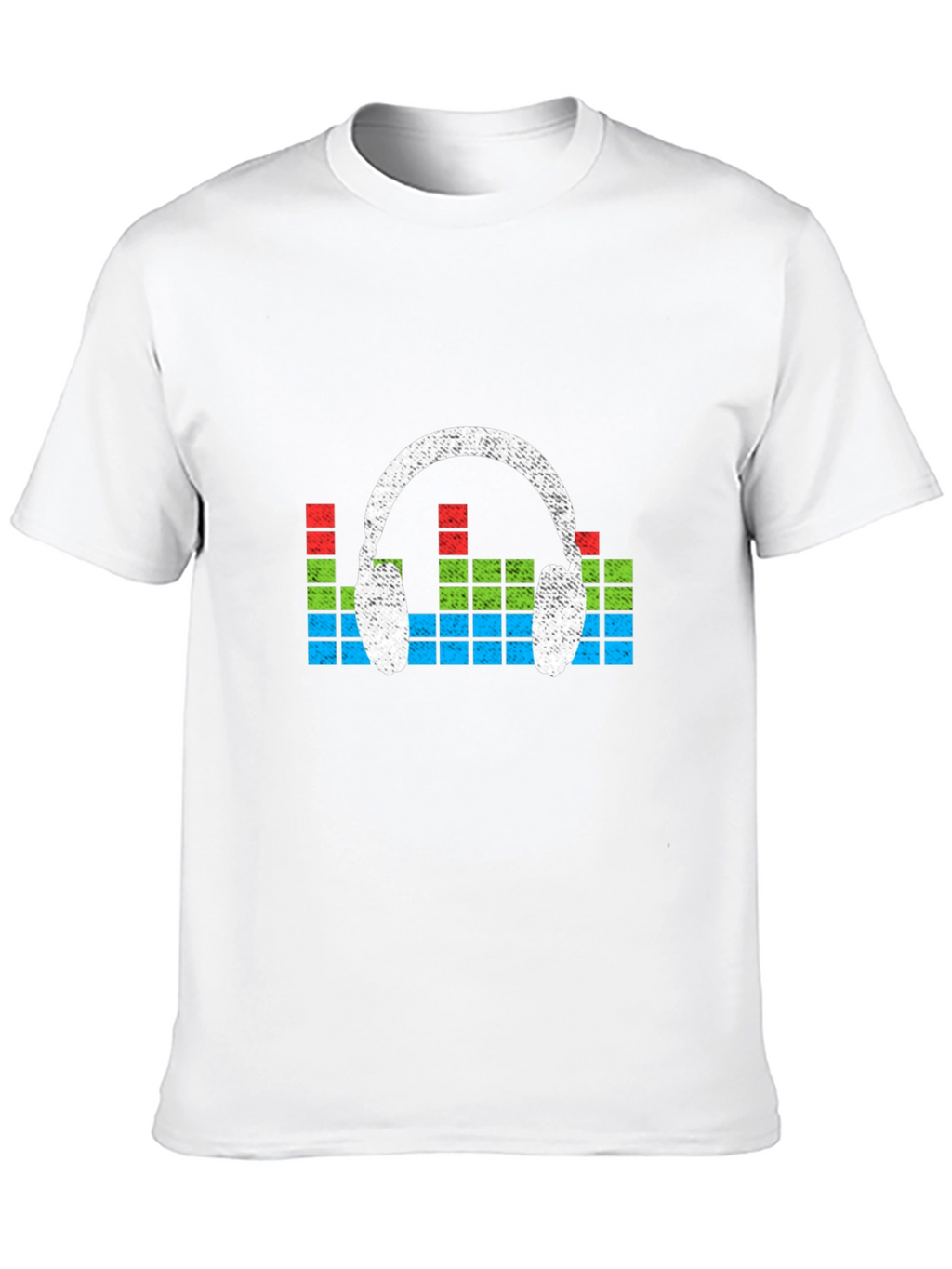 Retro Headphones Graphic T-Shirt - Music Lover Tee
