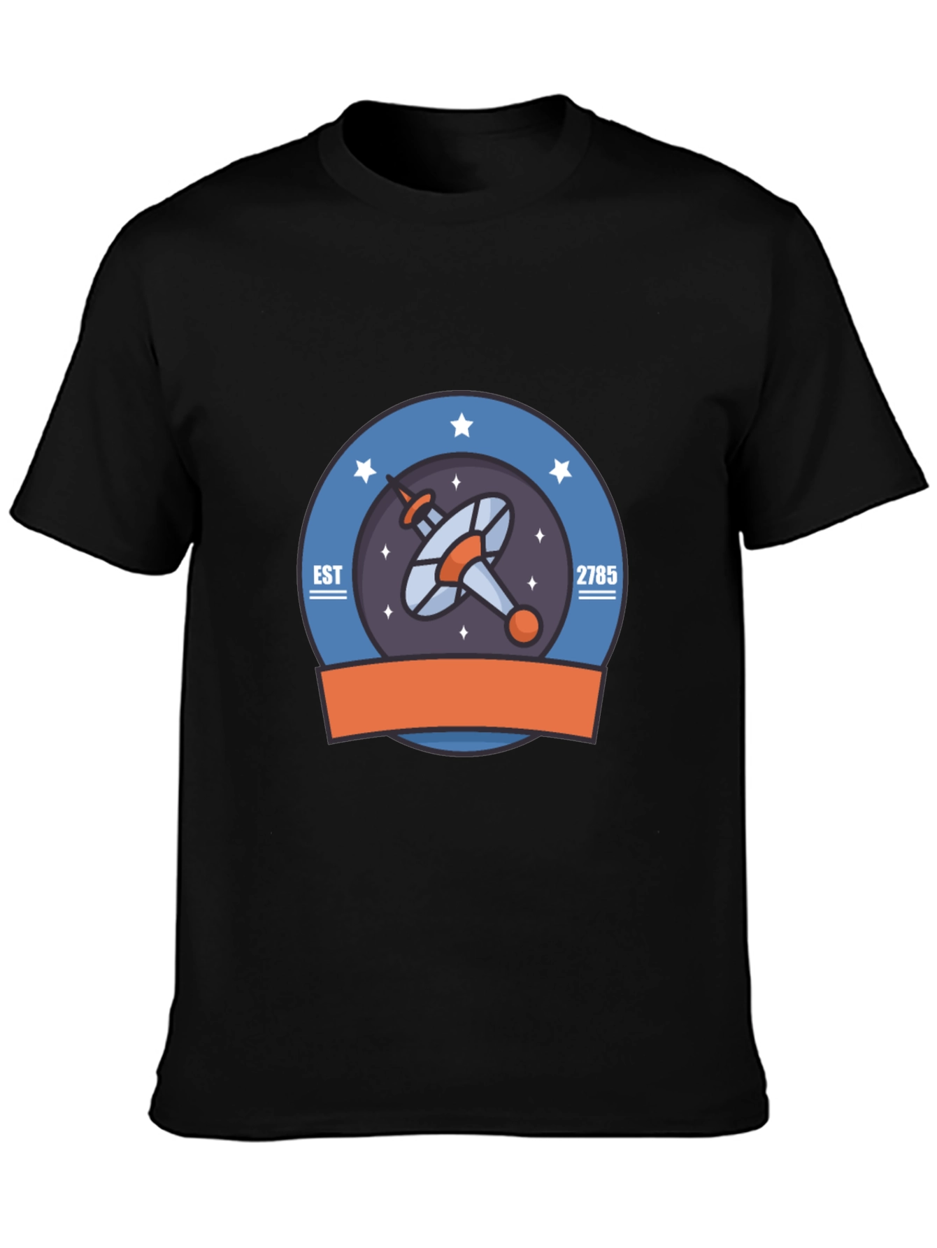 Retro Space Station T-Shirt - EST 2785 - Vintage Style