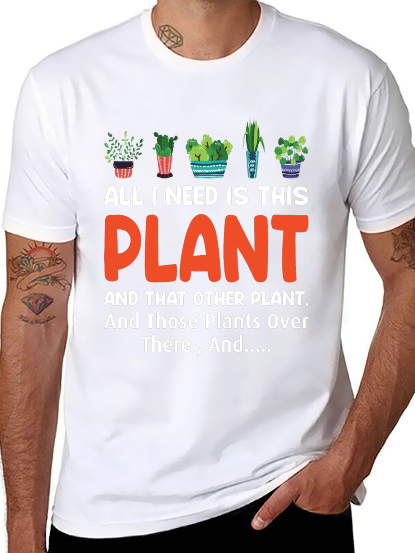 Plant Lover T-Shirt - All I Need Is This Plant
