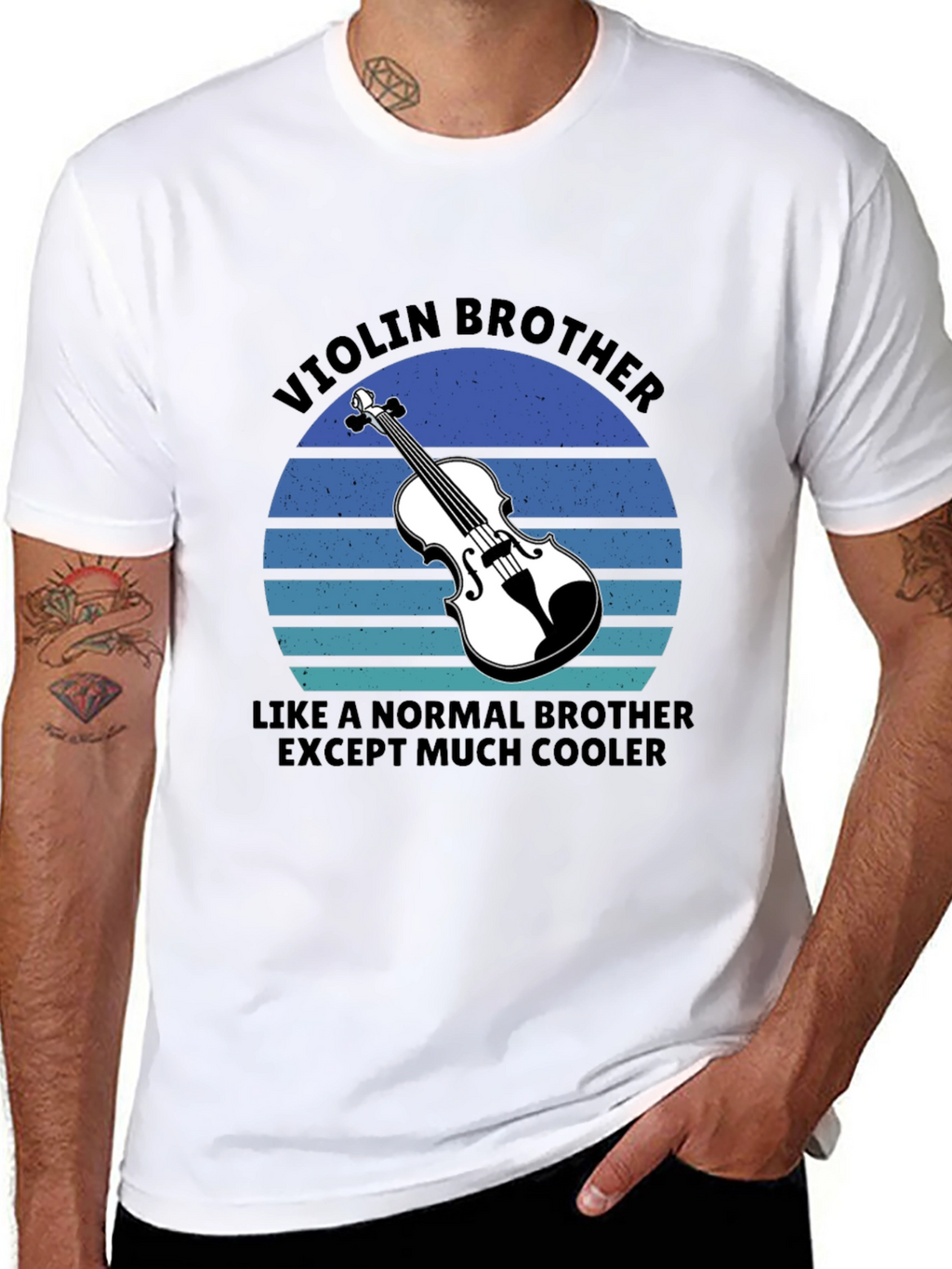 Violin Brother T-Shirt: Cool Musician Apparel