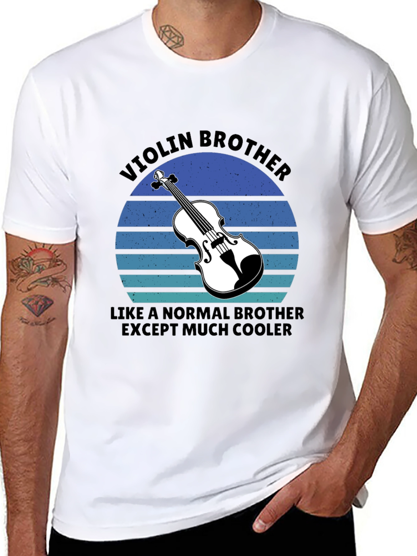 Violin Brother T-Shirt: Cool Musician Apparel
