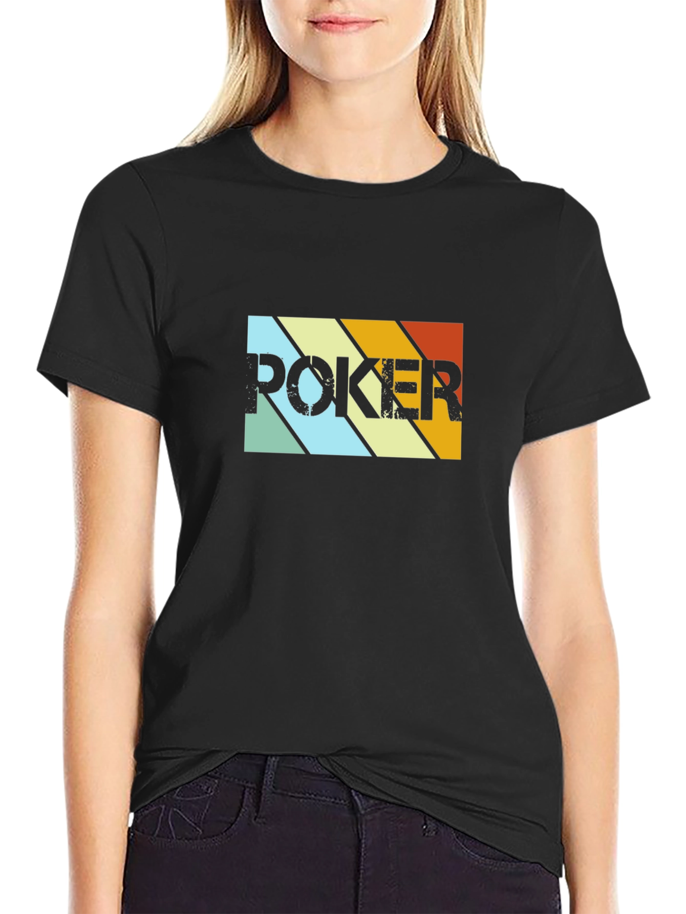 Retro Poker T-Shirt - Vintage Style Casino Tee