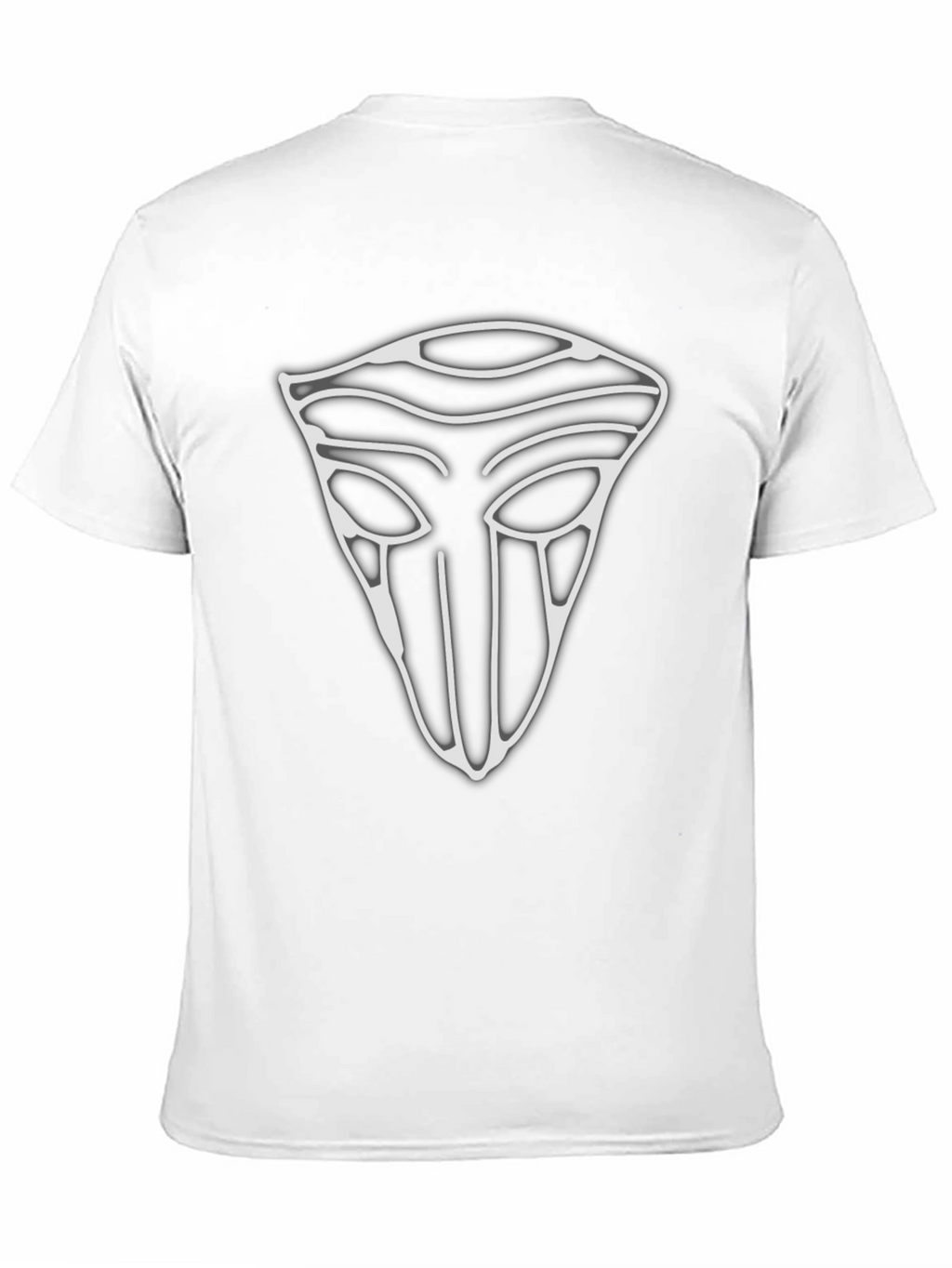 Mystic Mask Graphic Tee - Stylish Mens Black T-Shirt
