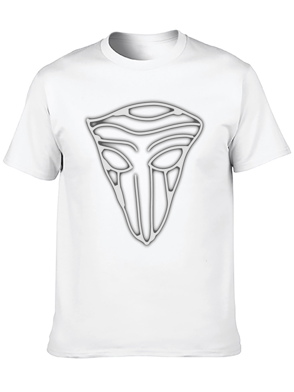 Mystic Mask Graphic Tee - Stylish Mens Black T-Shirt