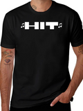 HIT Music T-Shirt - Stylish Black Cotton Tee