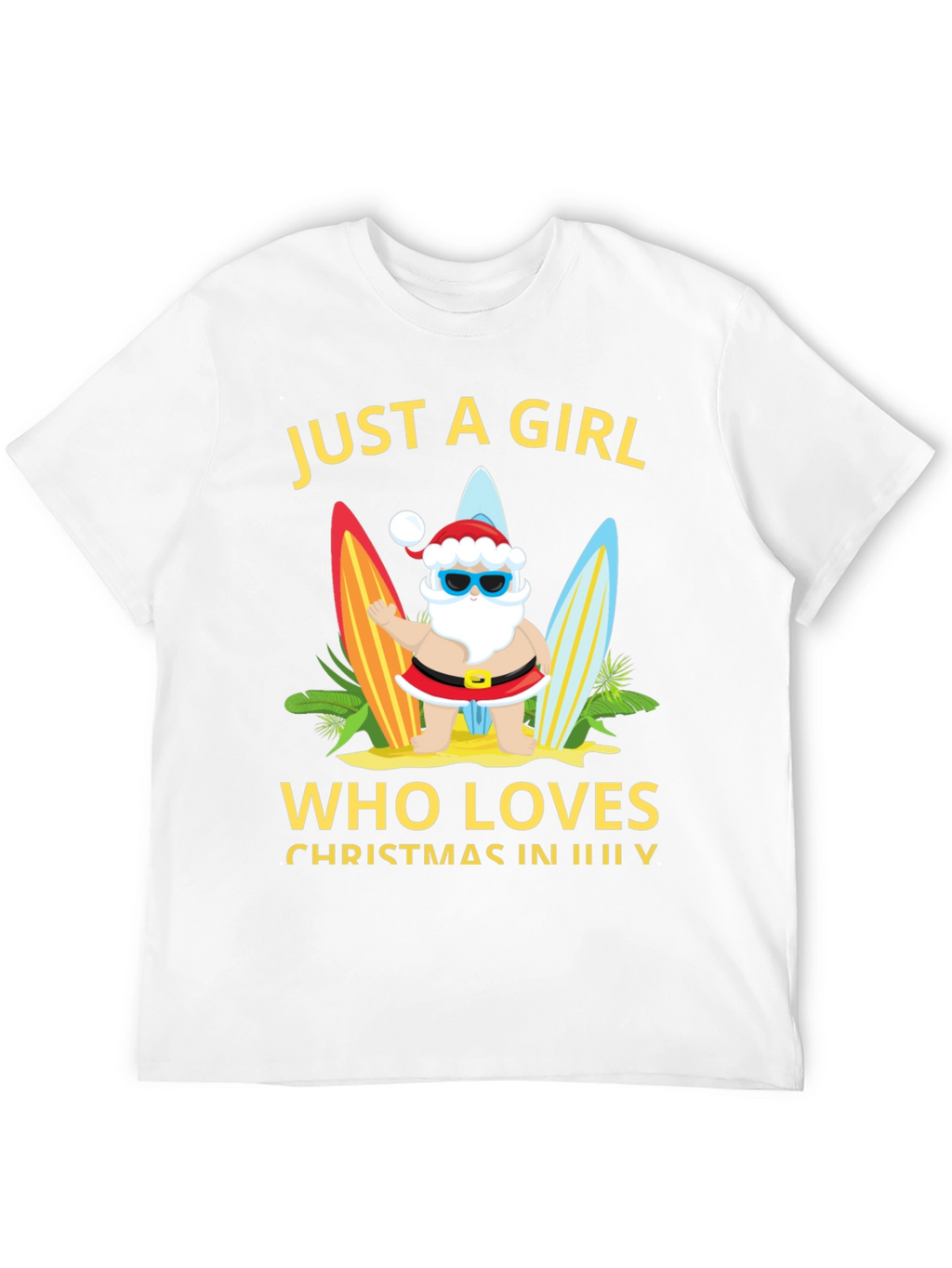 Christmas In July T-Shirt - Santa Summer Tee