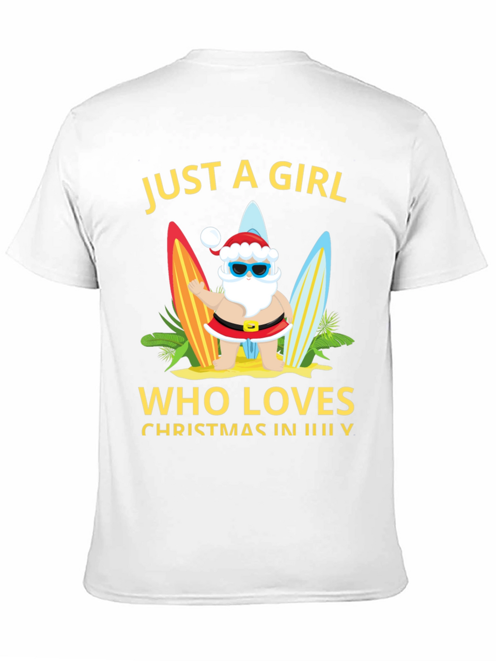 Christmas In July T-Shirt - Santa Summer Tee