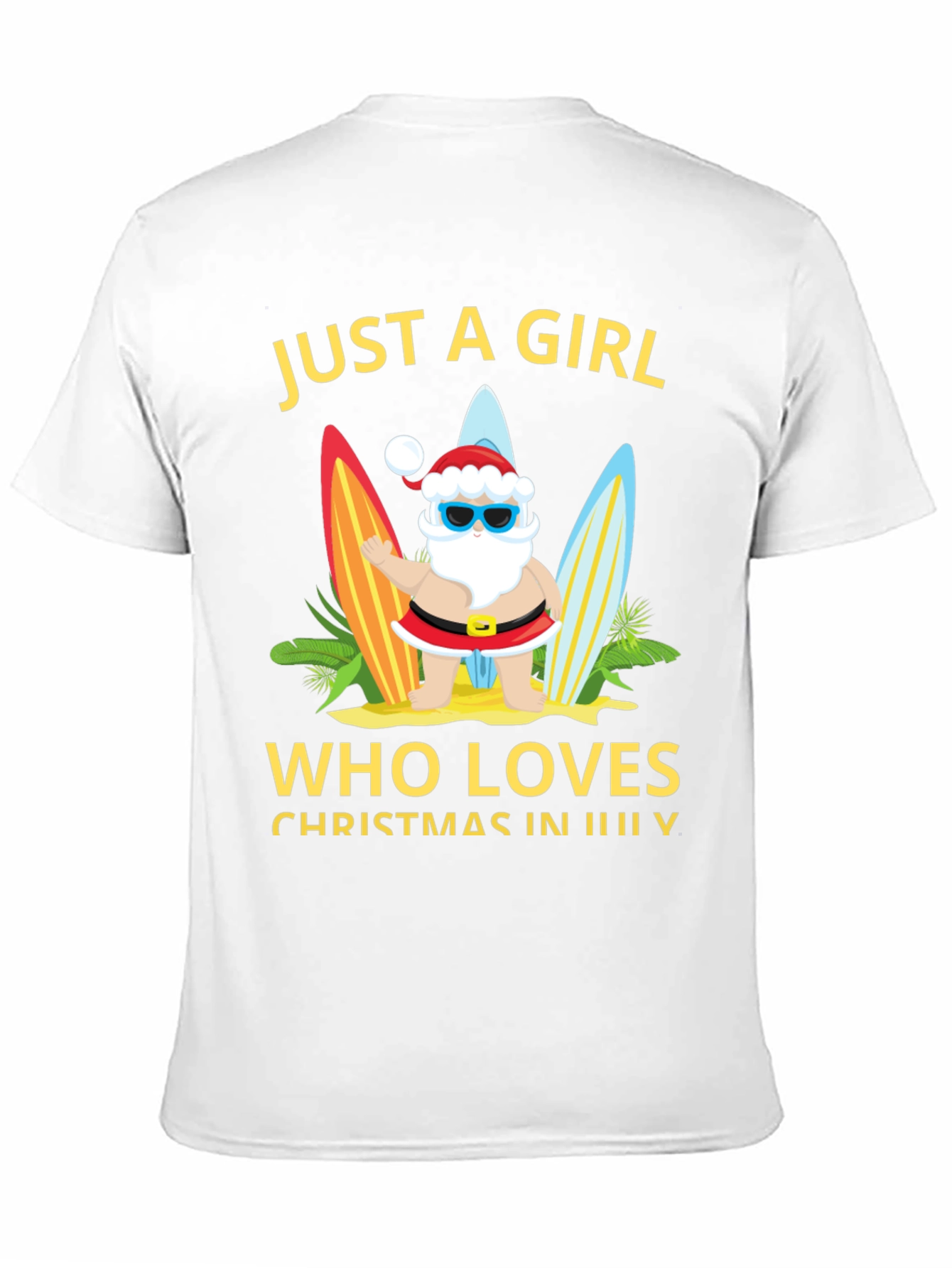 Christmas In July T-Shirt - Santa Summer Tee