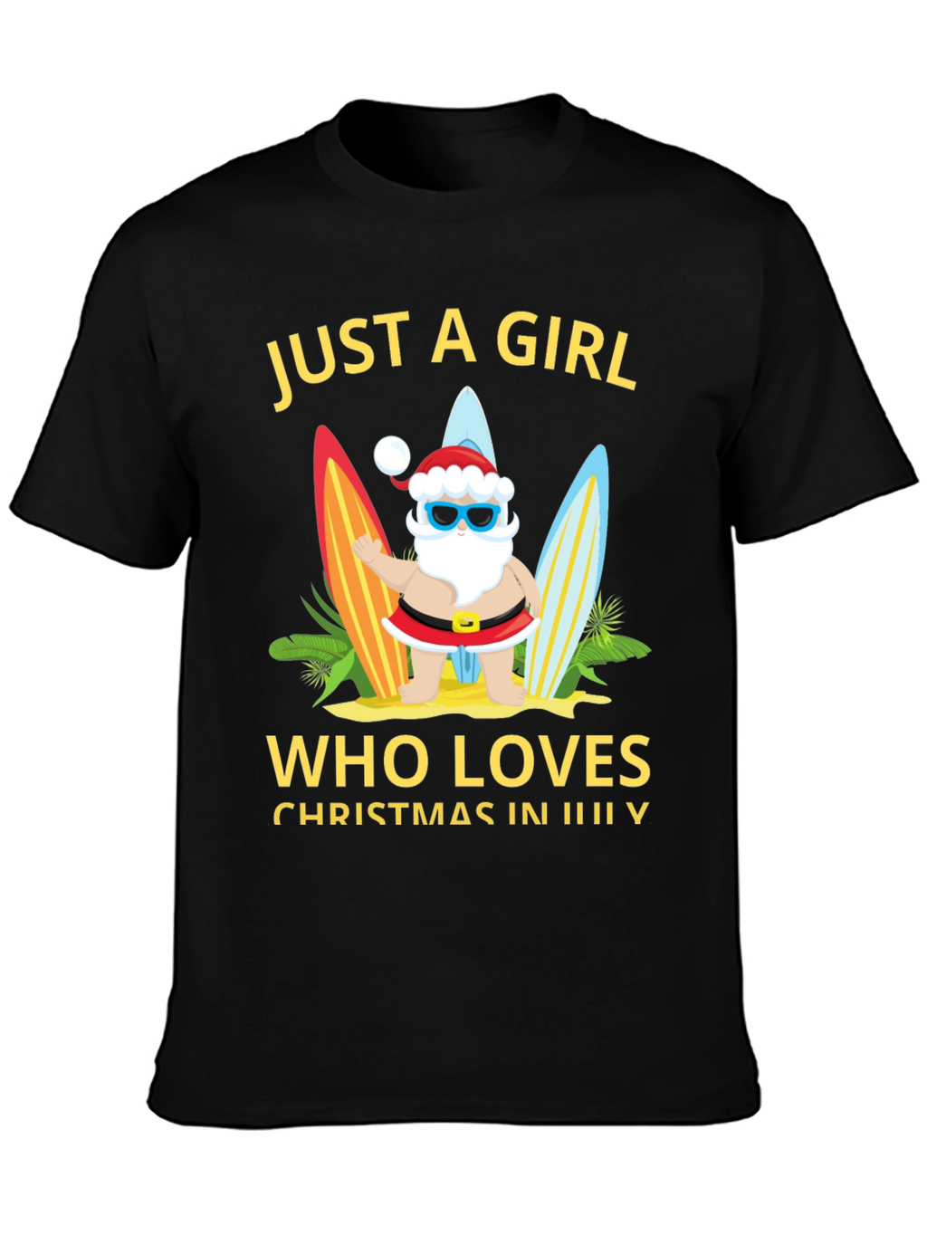 Christmas In July T-Shirt - Santa Summer Tee