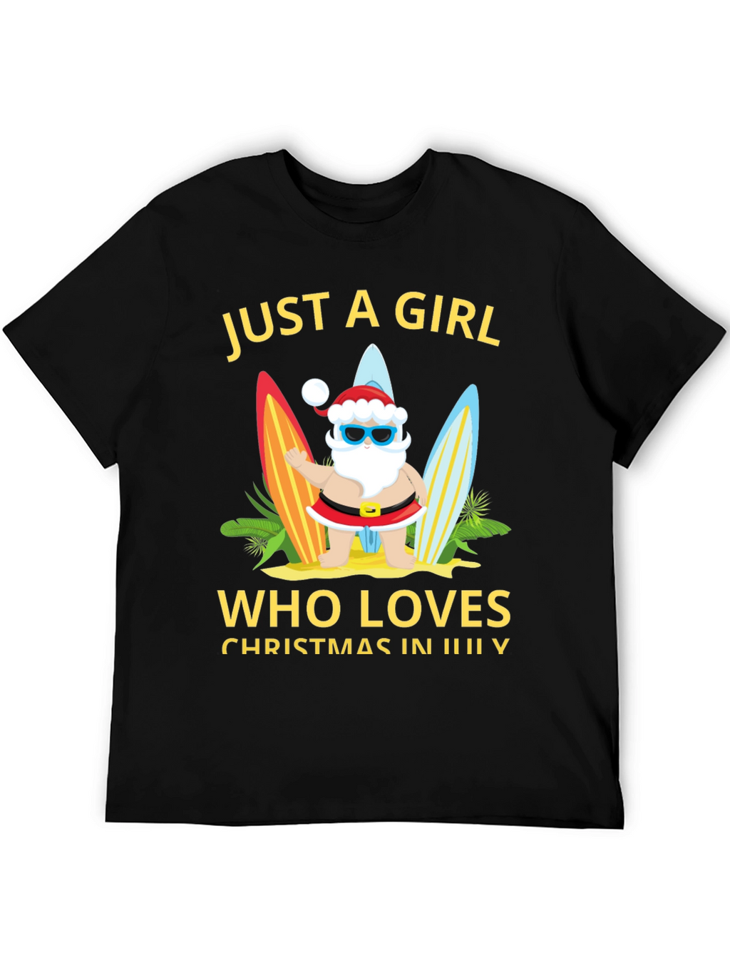 Christmas In July T-Shirt - Santa Summer Tee