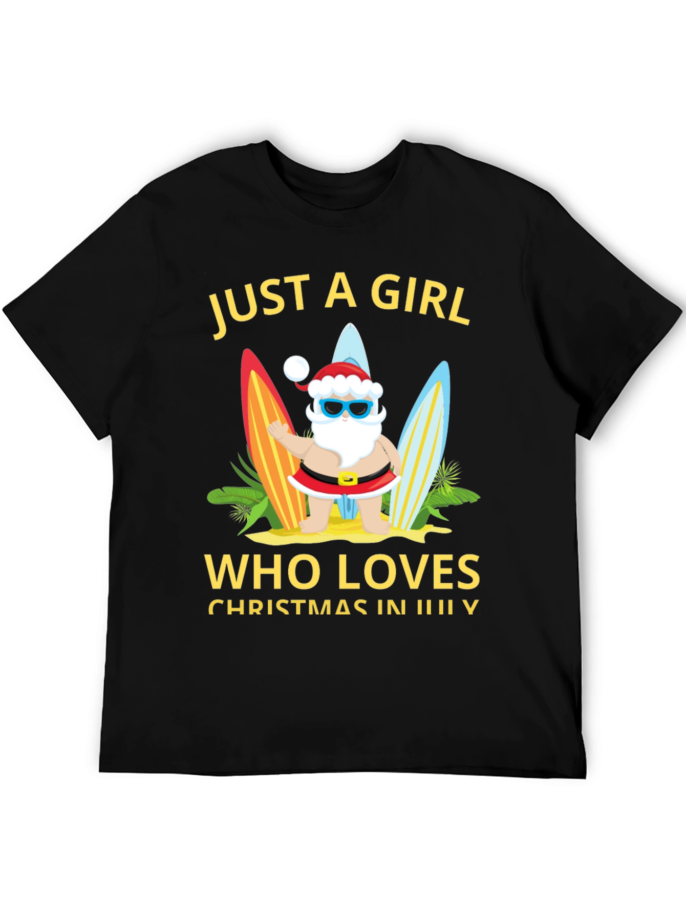 Christmas In July T-Shirt - Santa Summer Tee