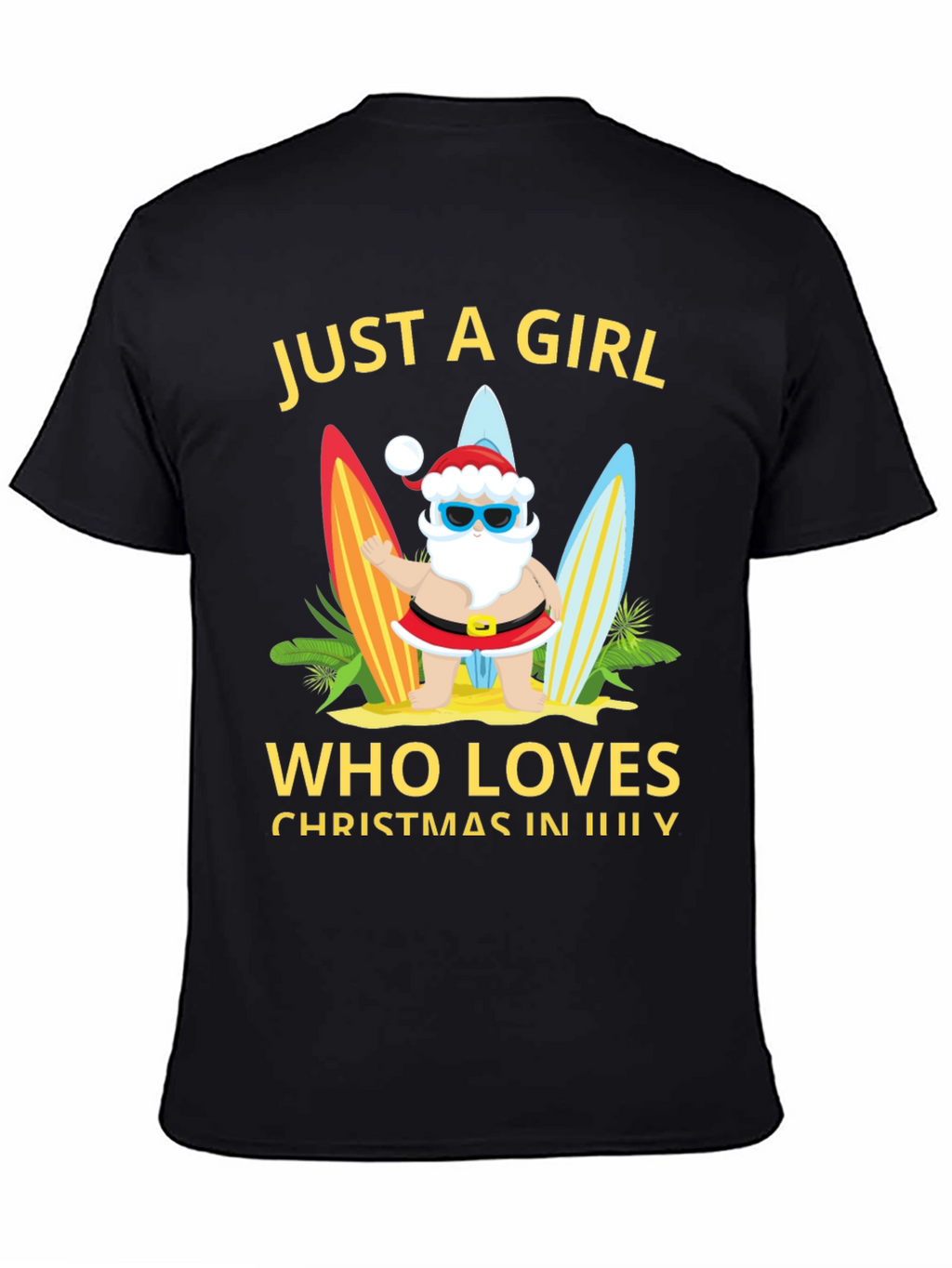 Christmas In July T-Shirt - Santa Summer Tee