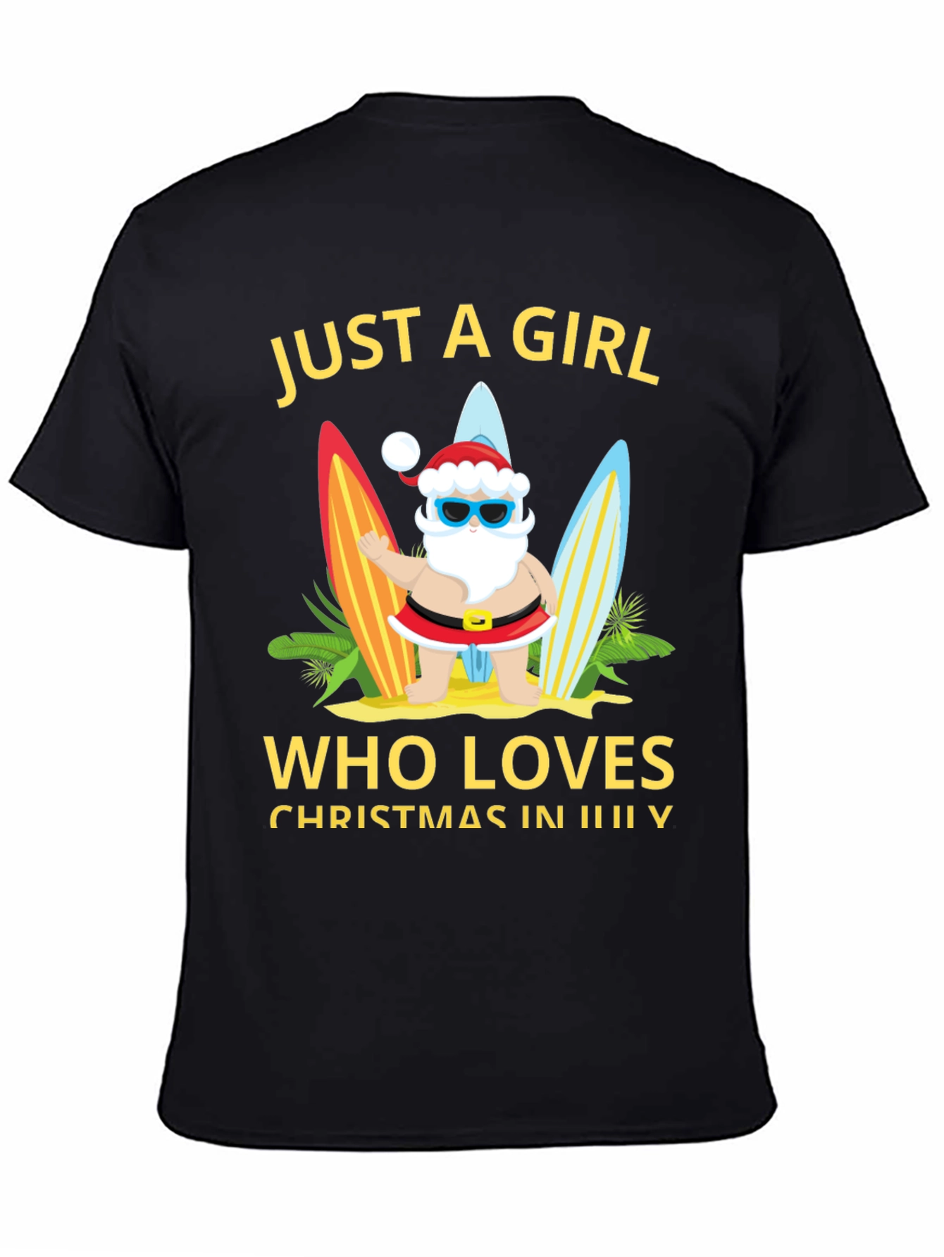 Christmas In July T-Shirt - Santa Summer Tee