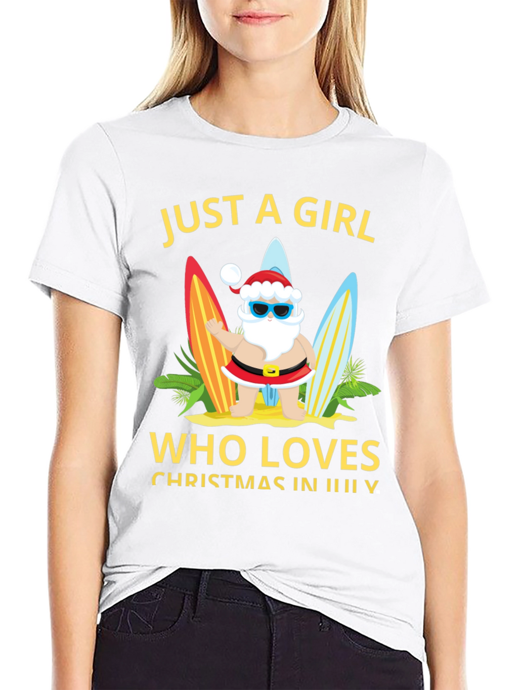 Christmas In July T-Shirt - Santa Summer Tee