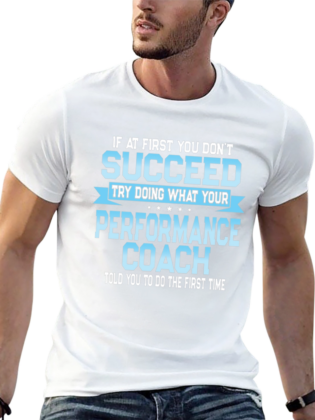 Performance Coach T-Shirt - Motivational Tee