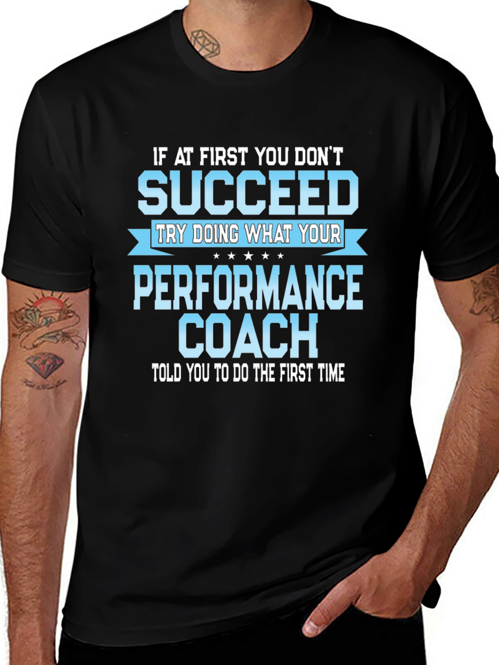 Performance Coach T-Shirt - Motivational Tee