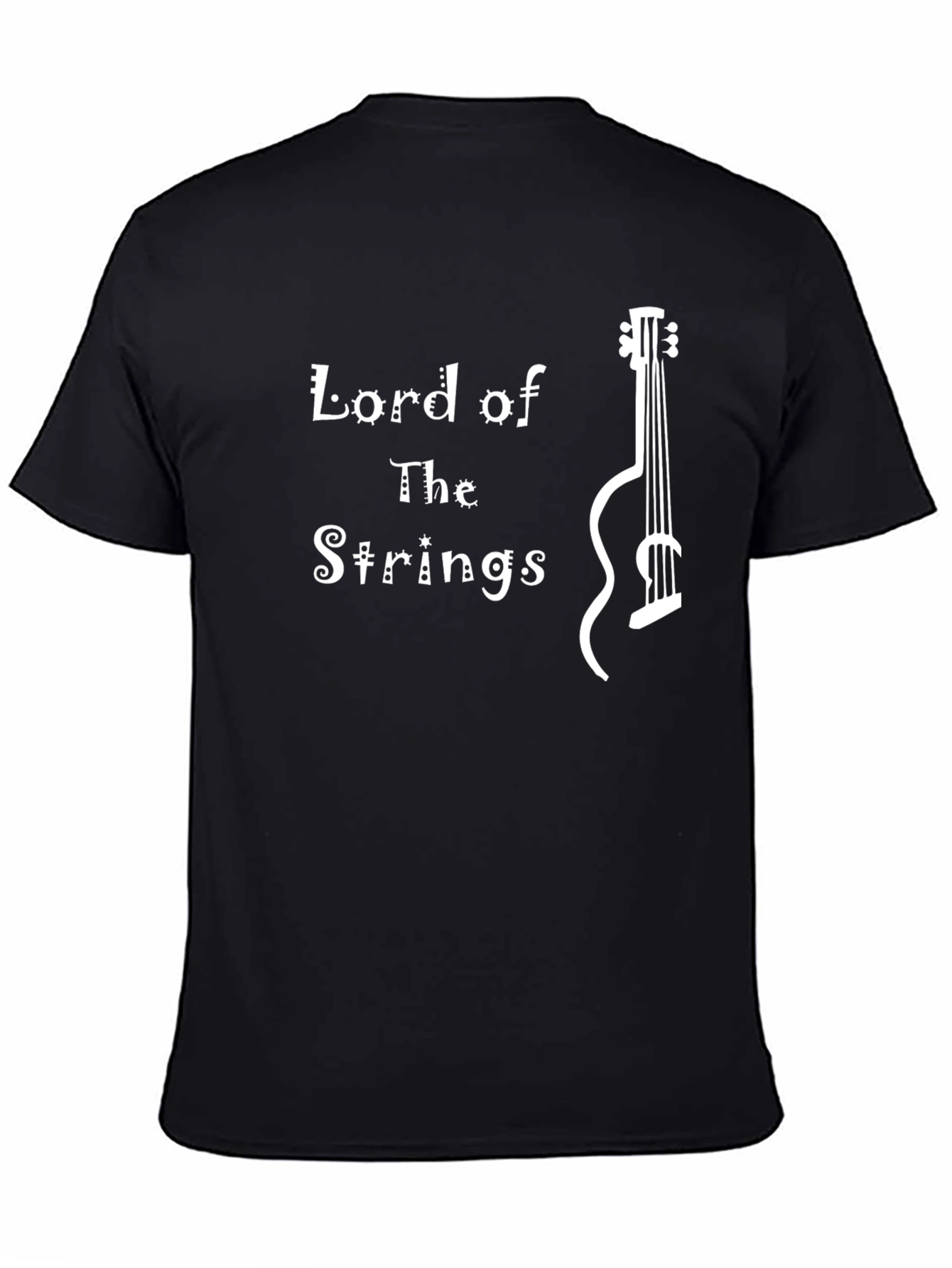 Lord of The Strings Graphic T-Shirt Musician Guitar