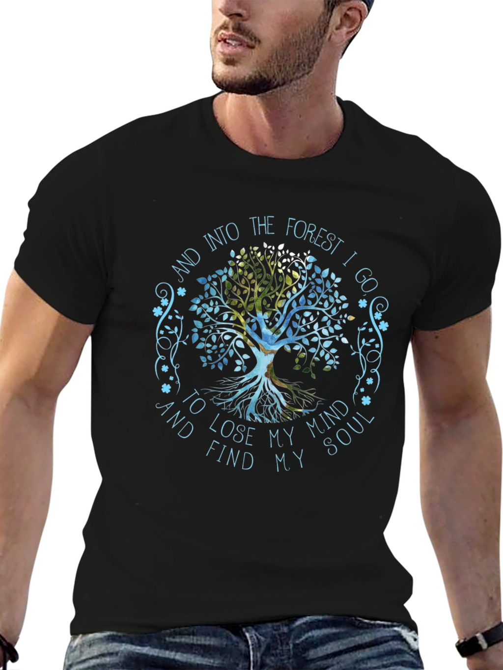 Forest Tree Graphic T-Shirt - Relaxed Fit