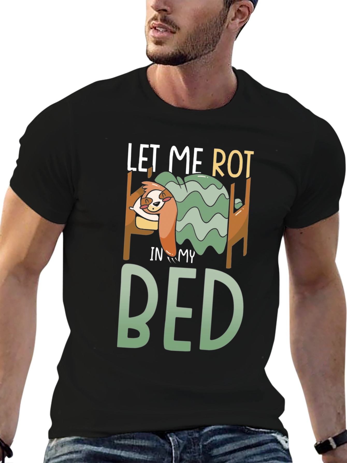 Let Me Rot in My Bed Graphic Tee