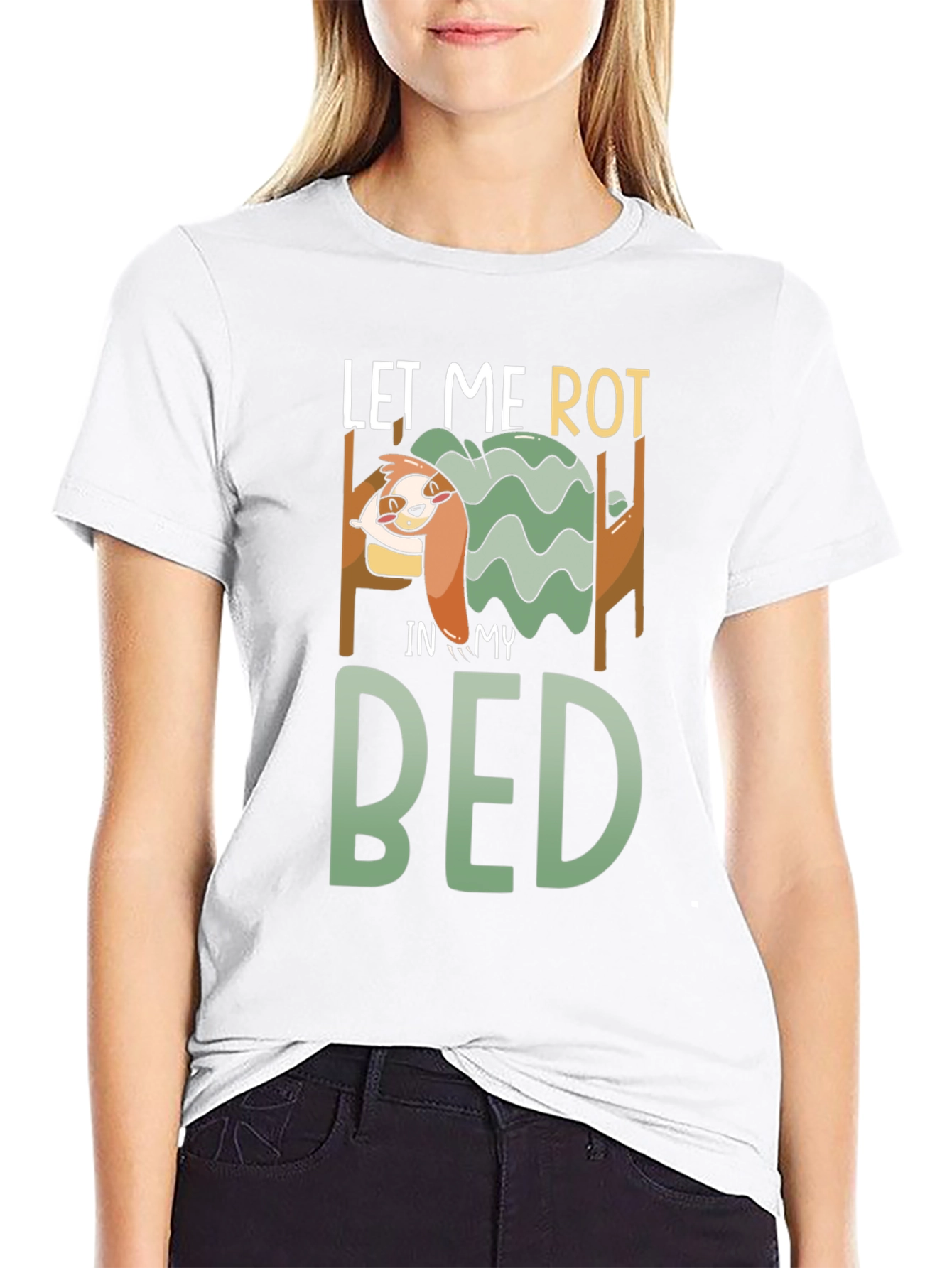 Let Me Rot in My Bed Graphic Tee