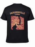 Jacksonville Florida Map T-Shirt