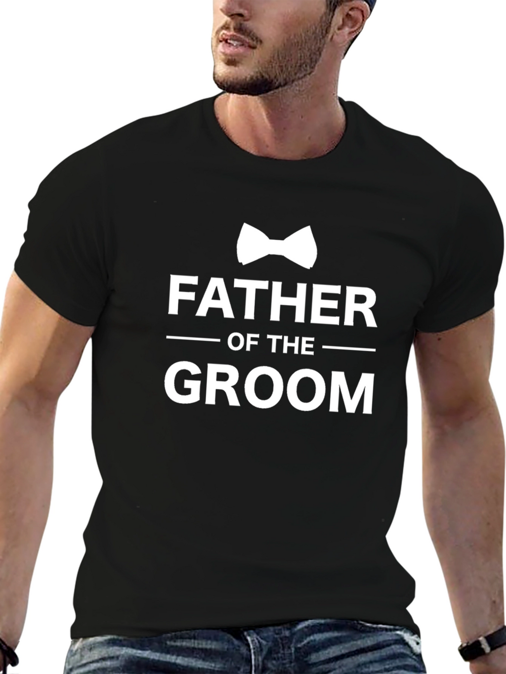 Father of the Groom Bowtie T-Shirt