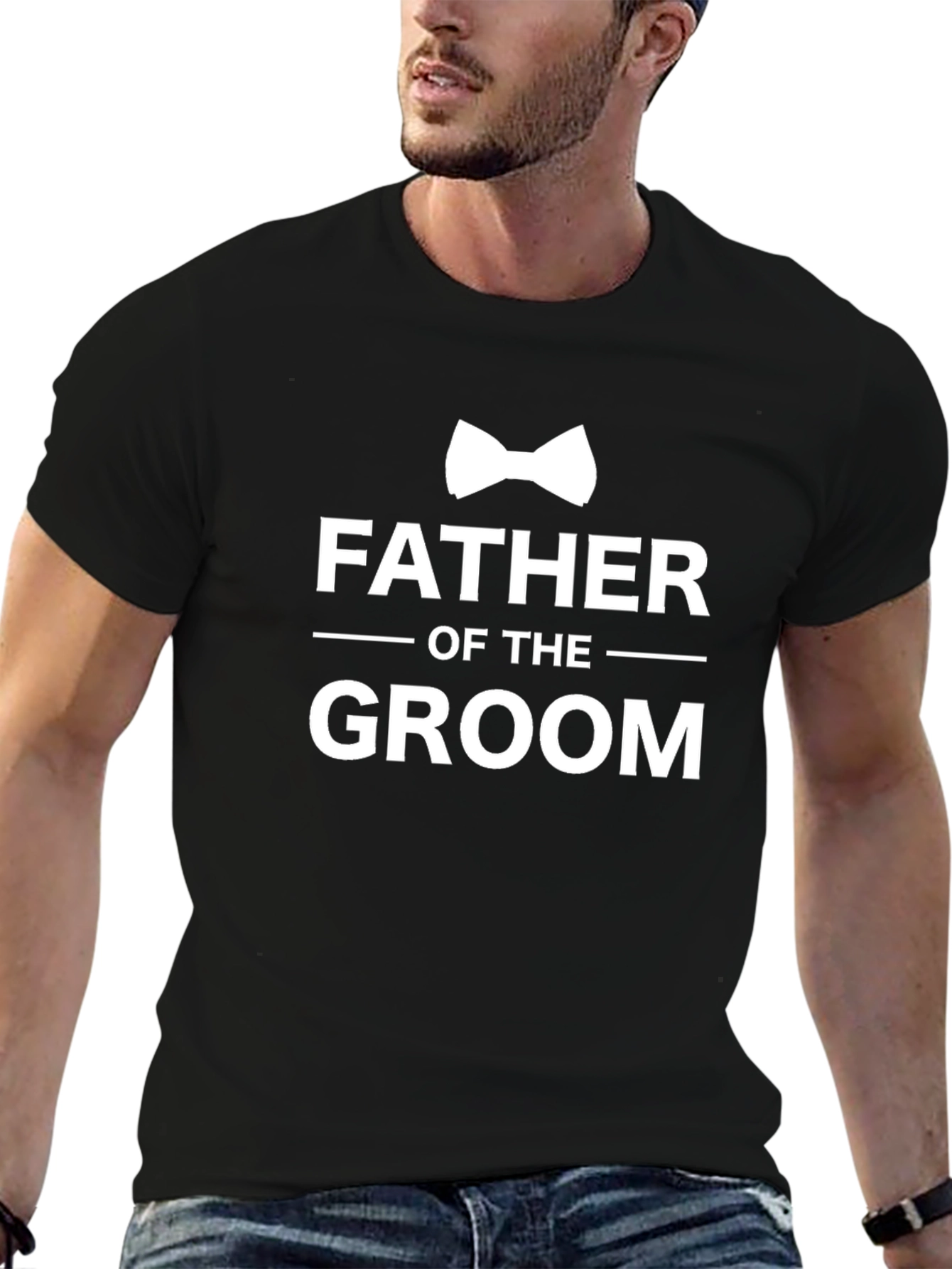 Father of the Groom Bowtie T-Shirt